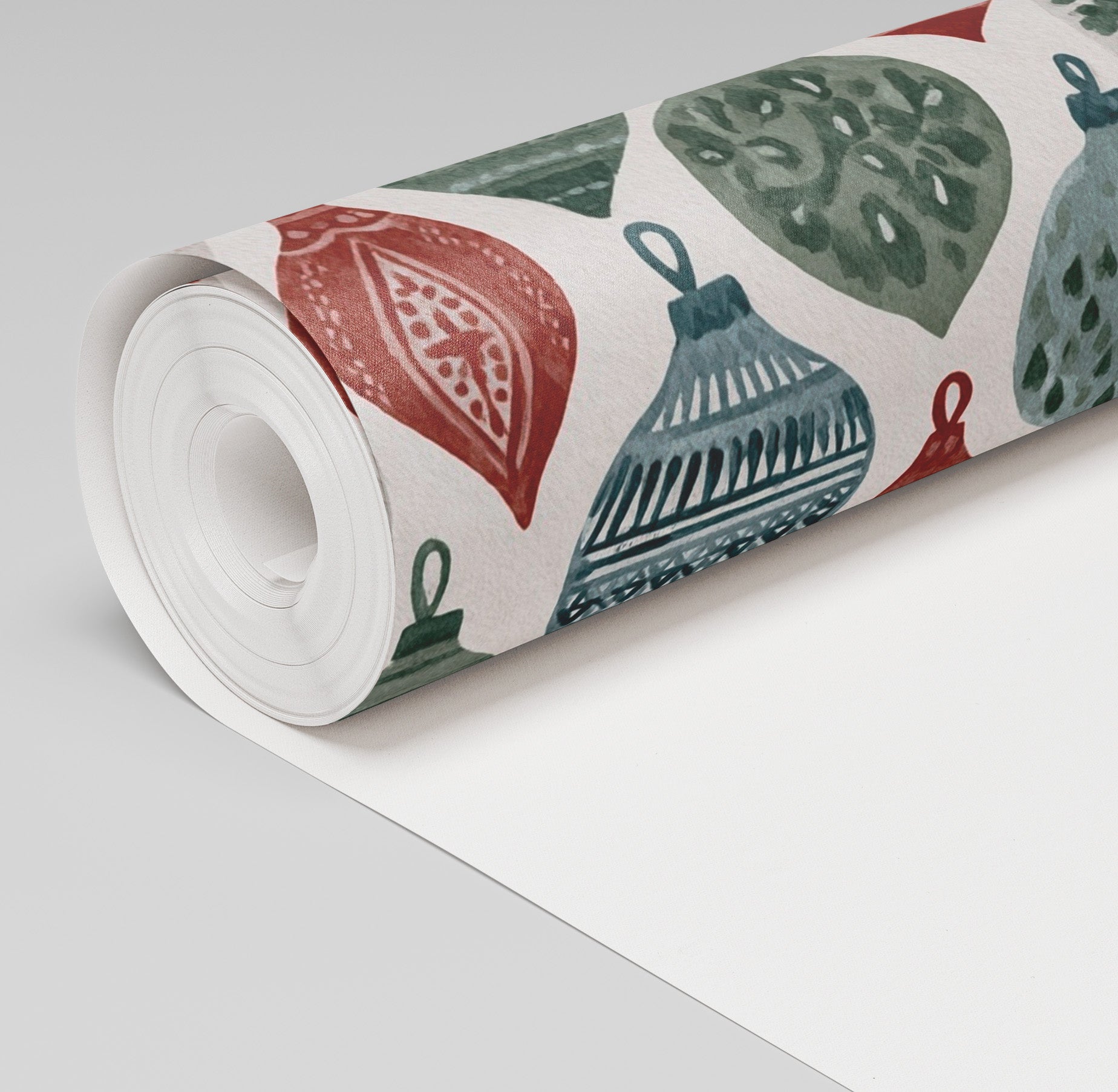 Heirloom Ornaments Wallpaper - Benton Lane Home - Painted Paper