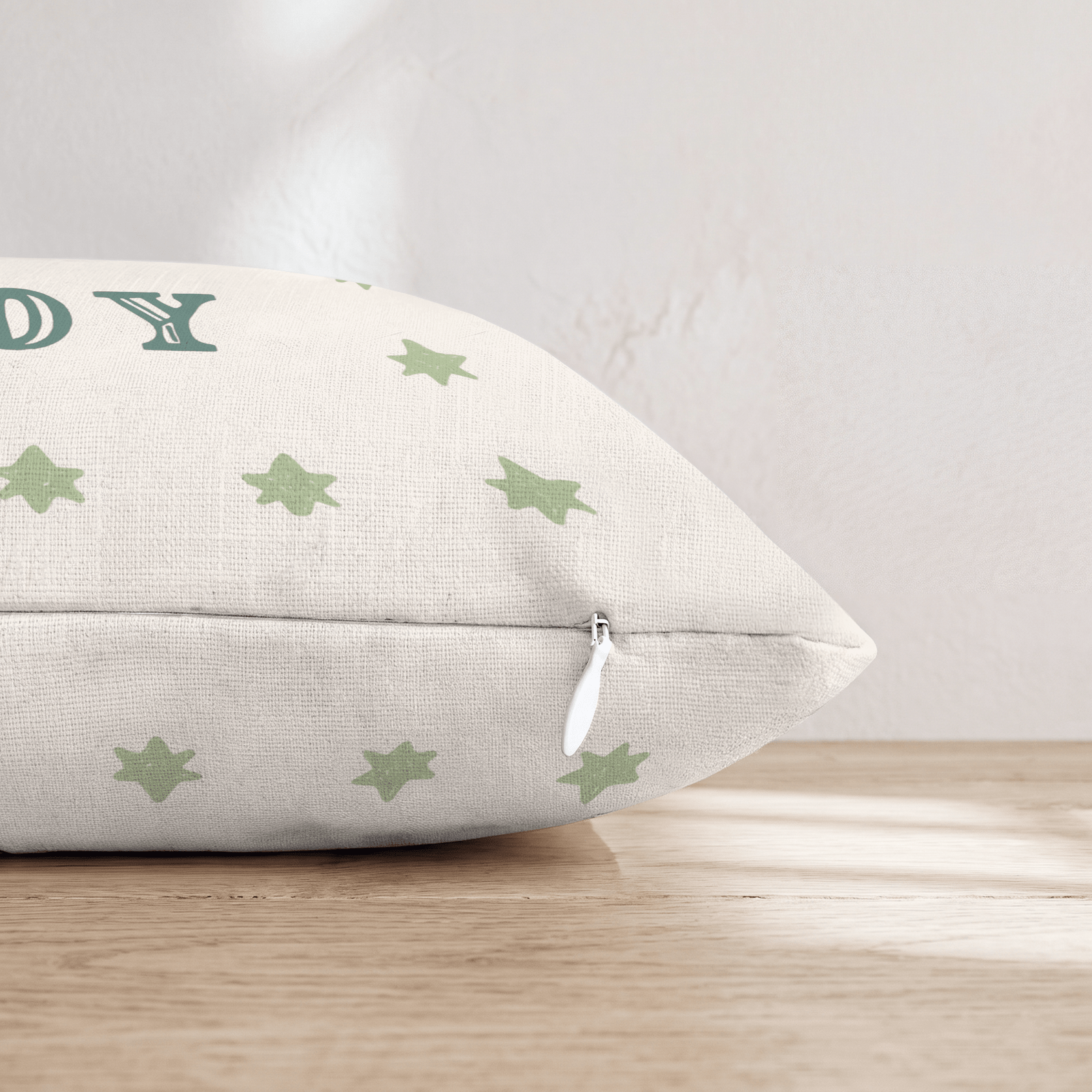 Hello Baby Boy Throw Pillow - Hillcroft Home