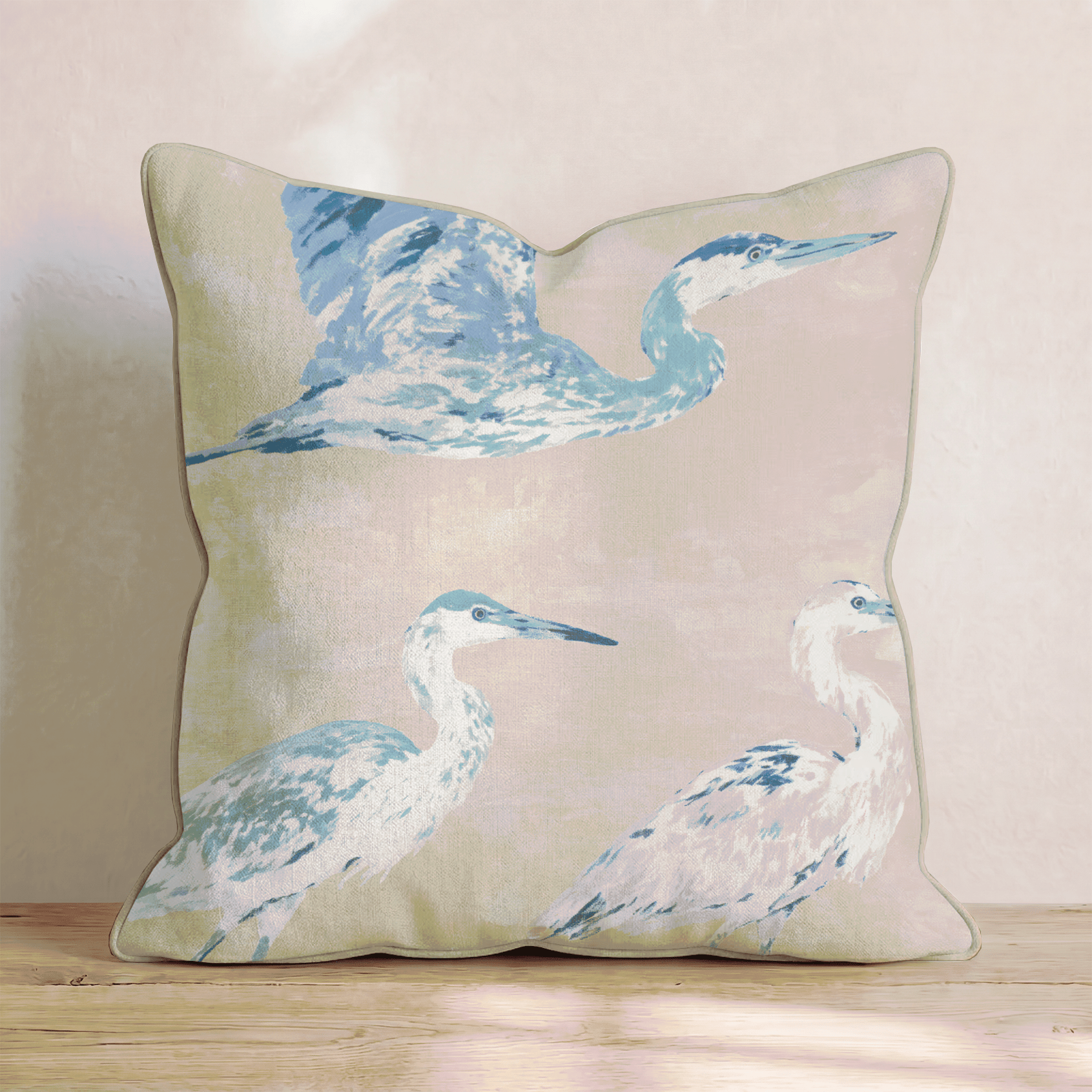 Herons Throw Pillow - Benton Lane Home - Hillcroft Home