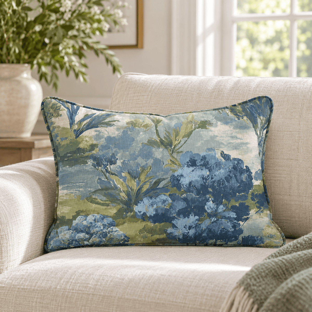 Hidden Meadow Throw Pillow throw pillow - Hillcroft Home