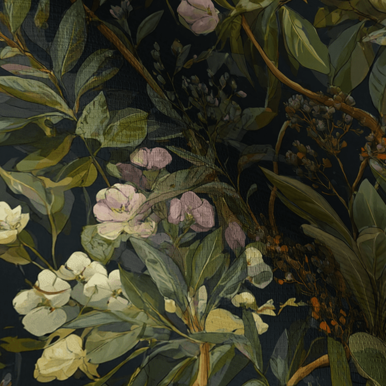 High Meadow Faux Grasscloth Wallpaper - Painted Paper