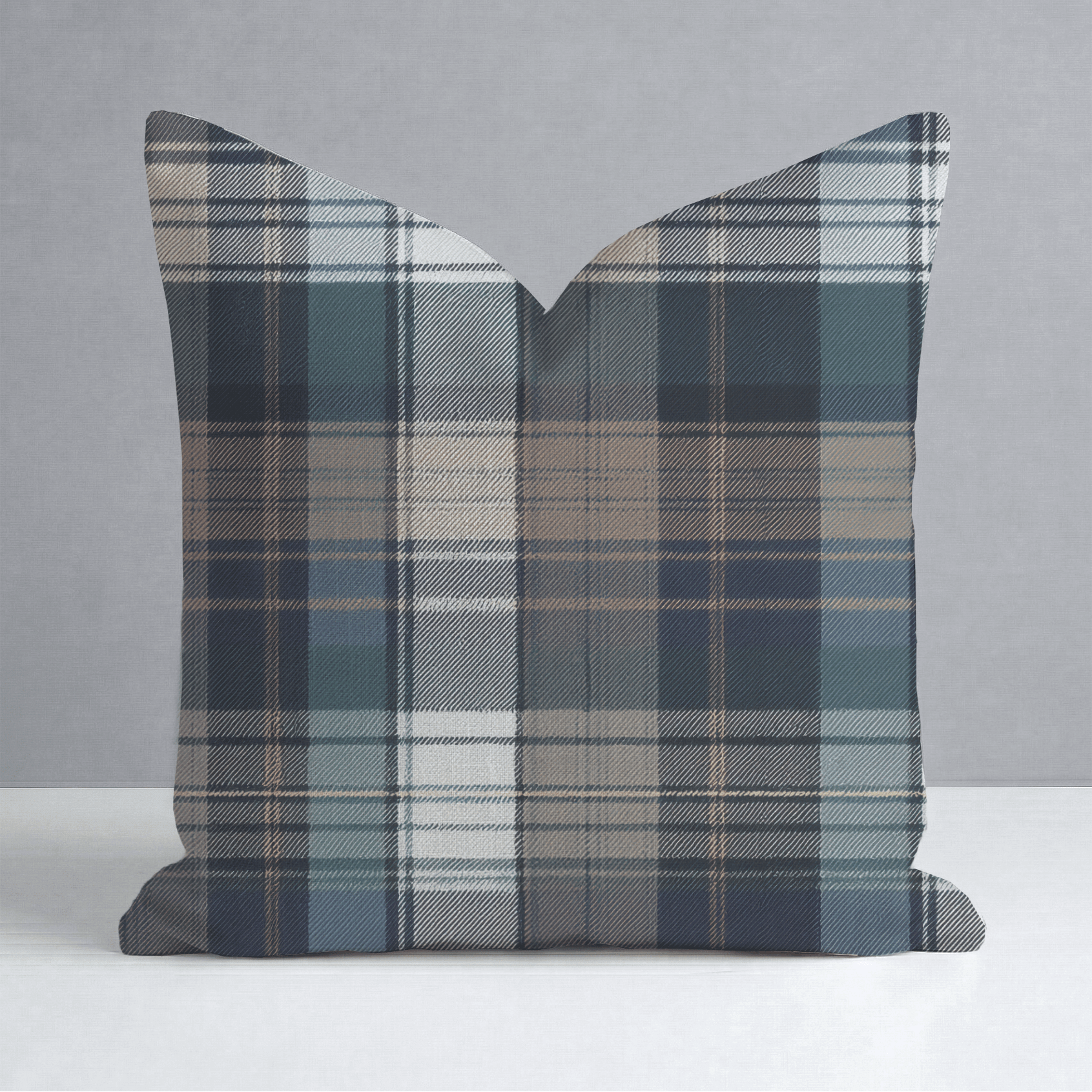 Highland Plaid Throw Pillow - Benton Lane Home - Lemon Park