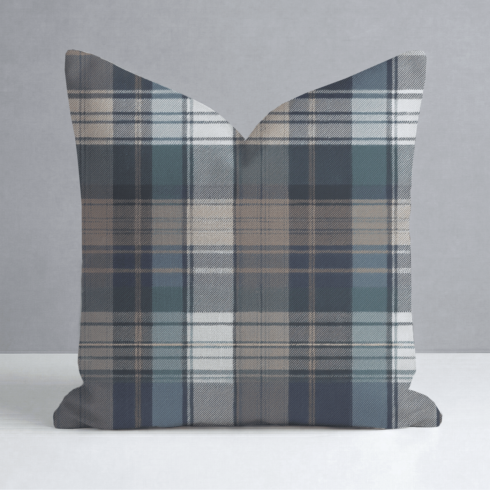 Highland Plaid Throw Pillow - Benton Lane Home - Lemon Park