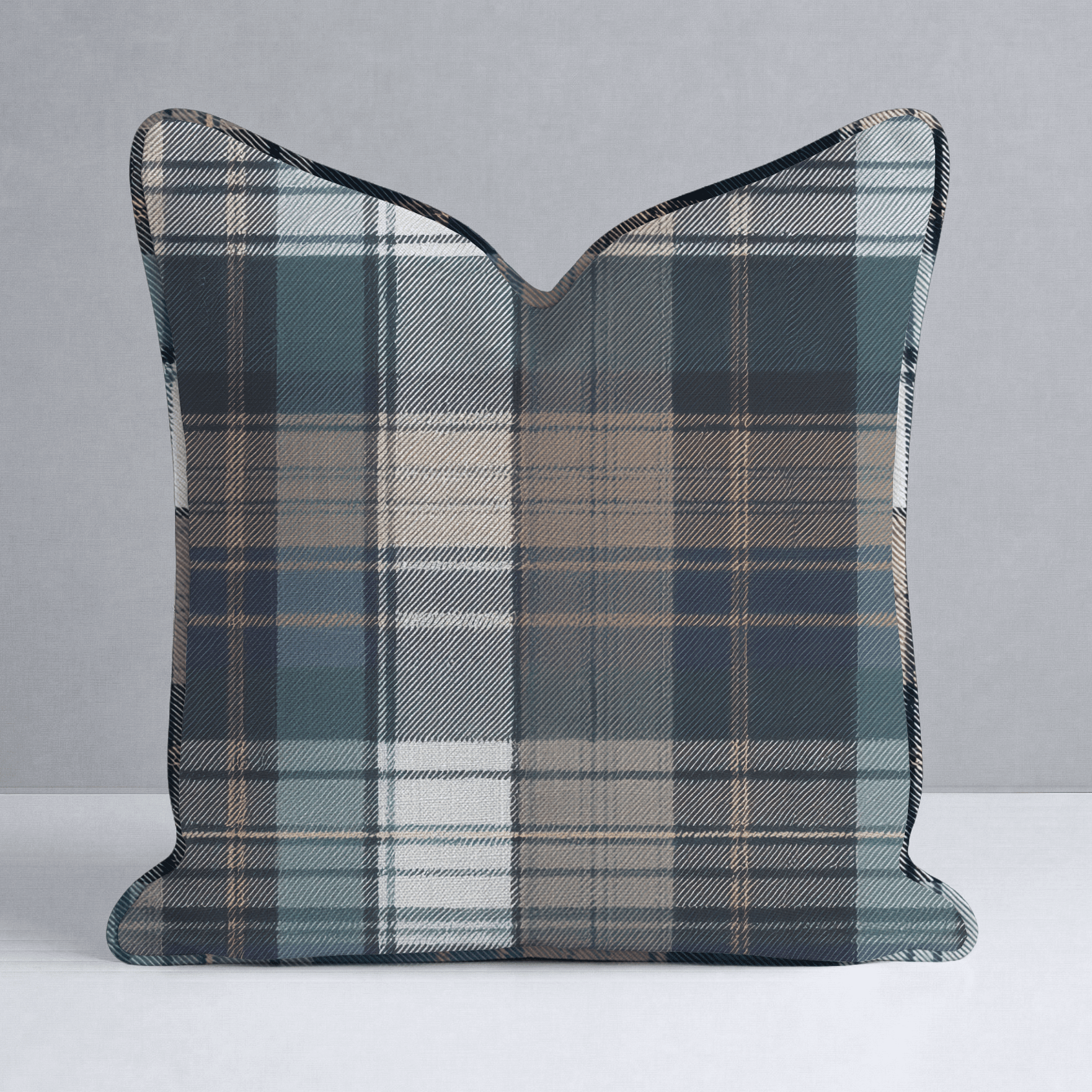 Highland Plaid Throw Pillow - Benton Lane Home - Lemon Park