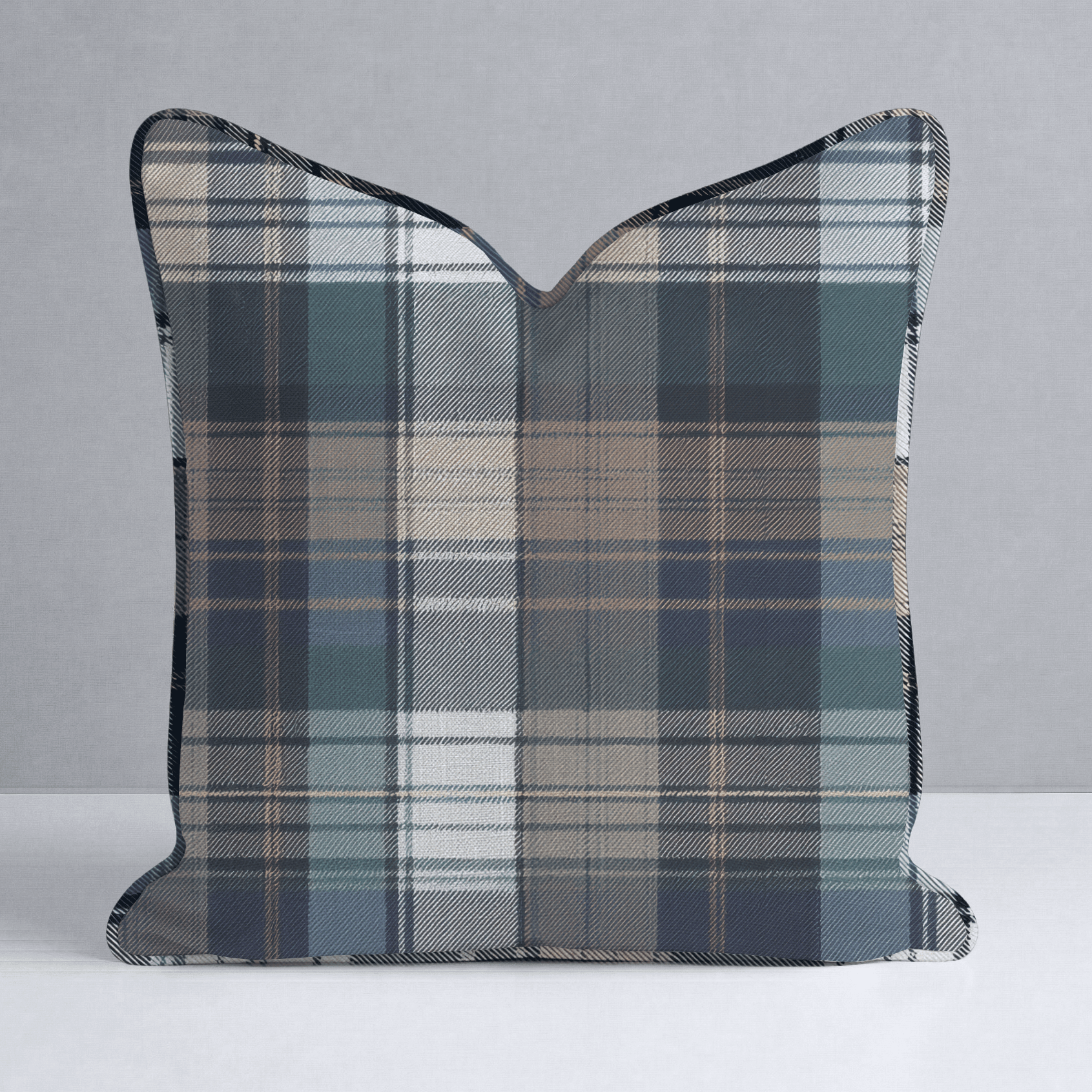 Highland Plaid Throw Pillow - Benton Lane Home - Lemon Park