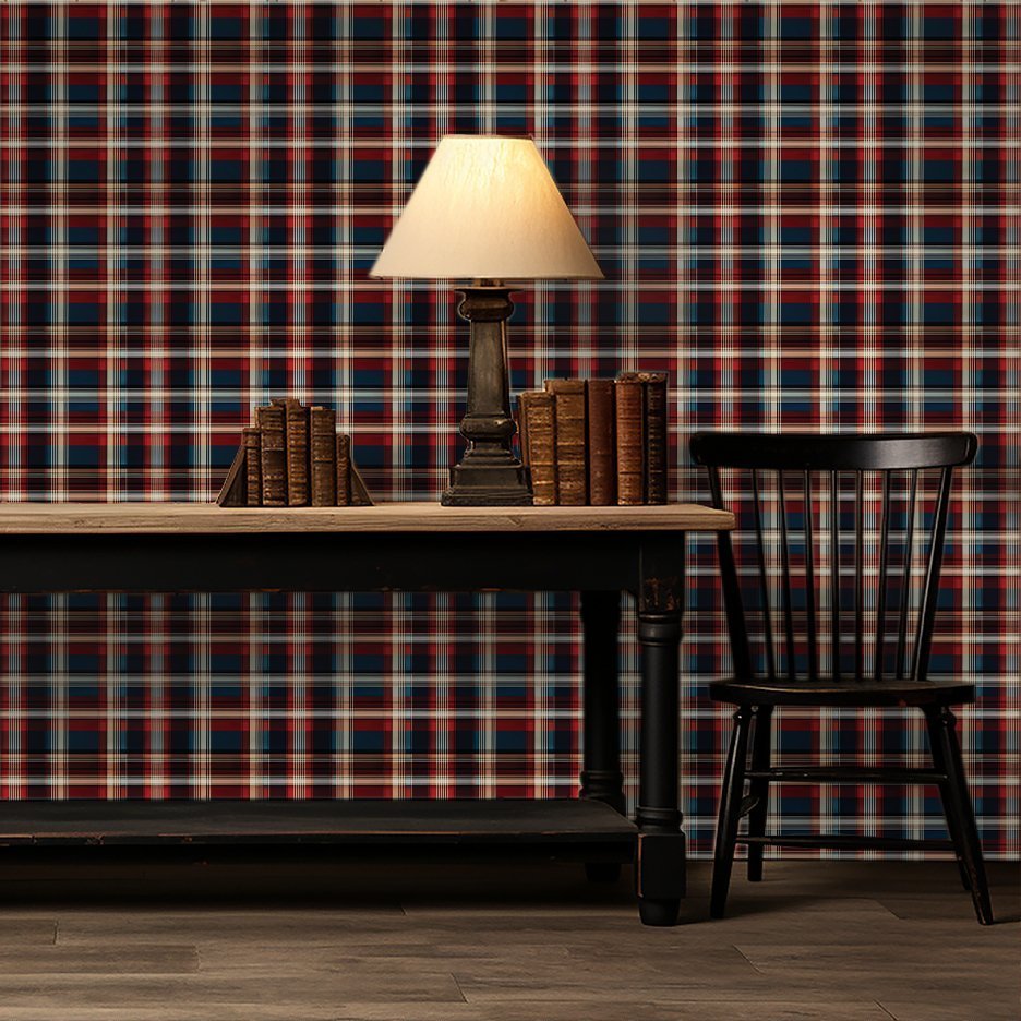 Highland Plaid Wallpaper - Benton Lane Home - Painted Paper
