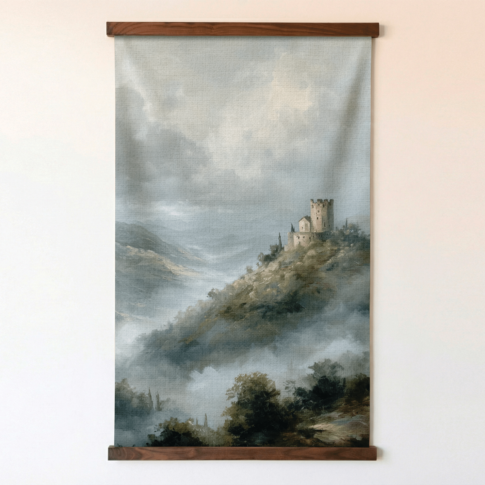 Hilltop Castle - Tapestry - Benton Lane Home - Painted Paper