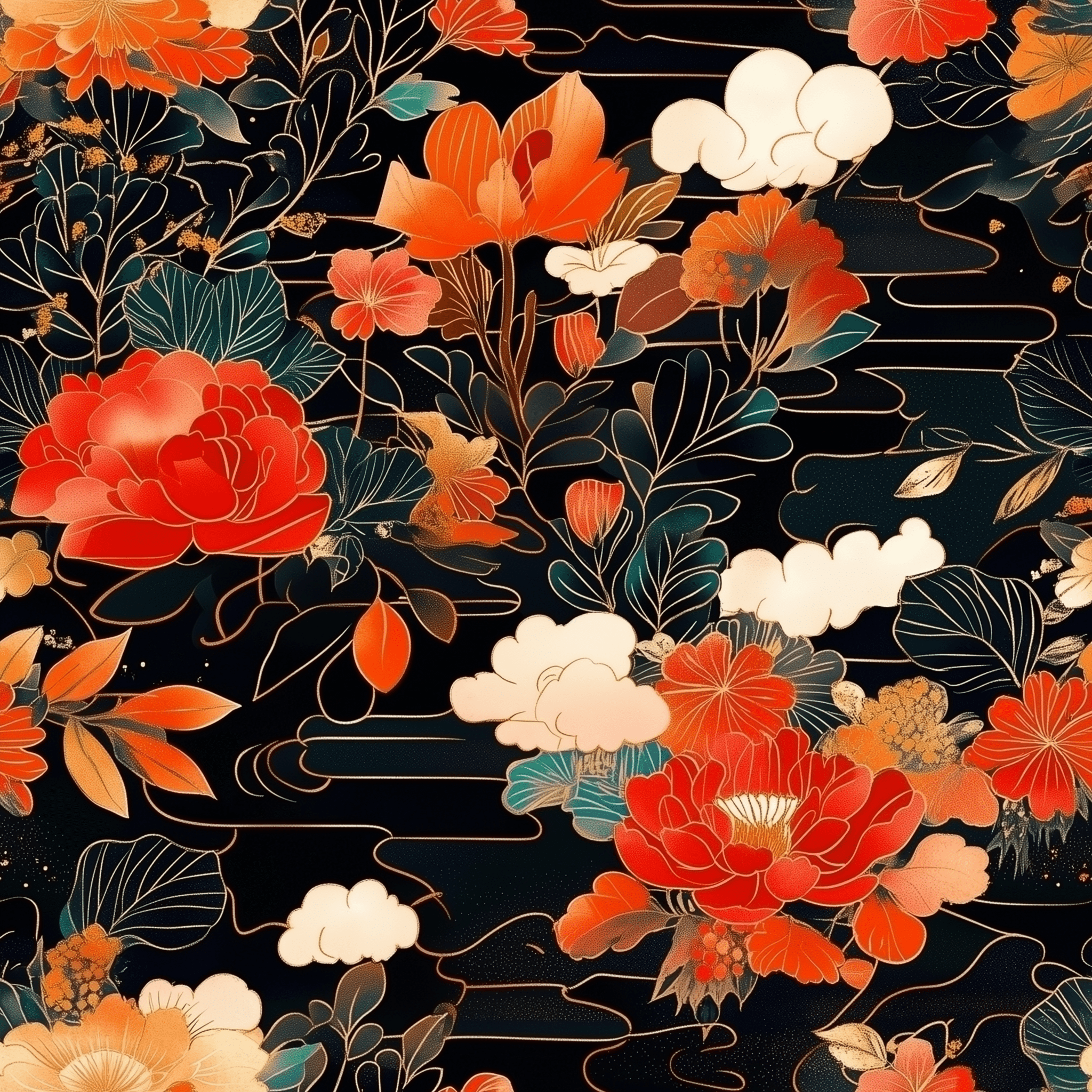 Hinami Wallpaper - Benton Lane Home - Painted Paper