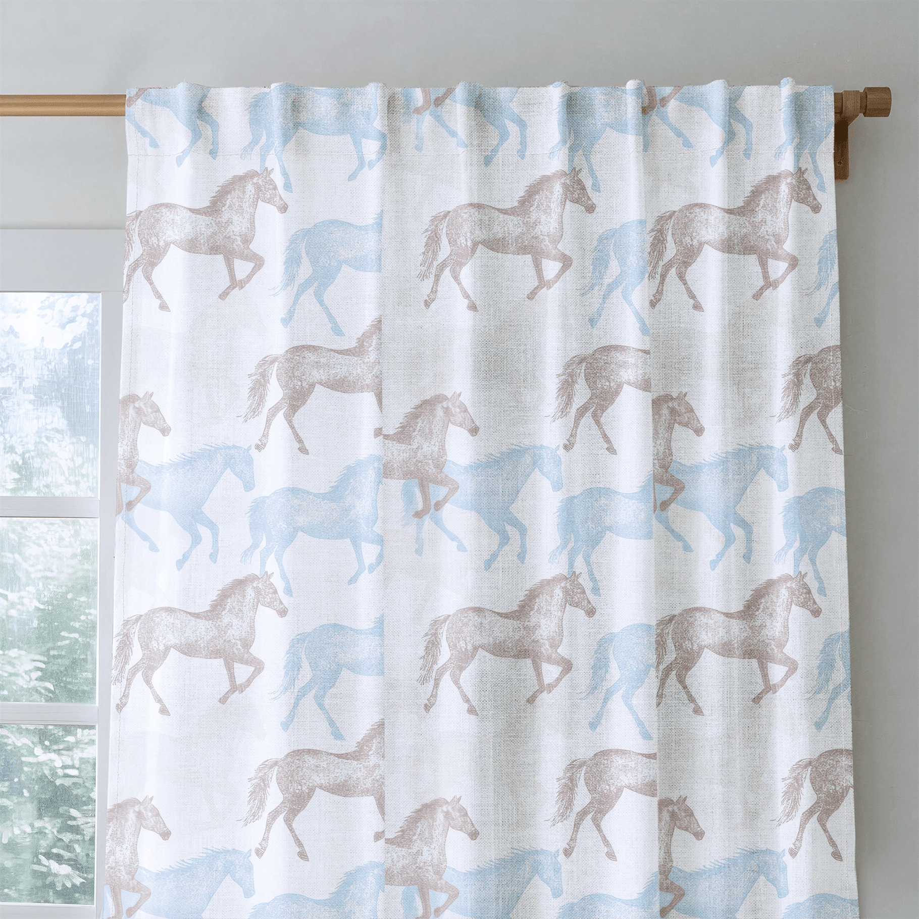 Hold Your Horses - Drapery - Benton Lane Home - Lemon Park