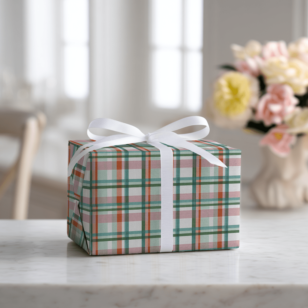 Holiday Plaid - Wrapping Paper - Benton Lane Home - Lemon Park
