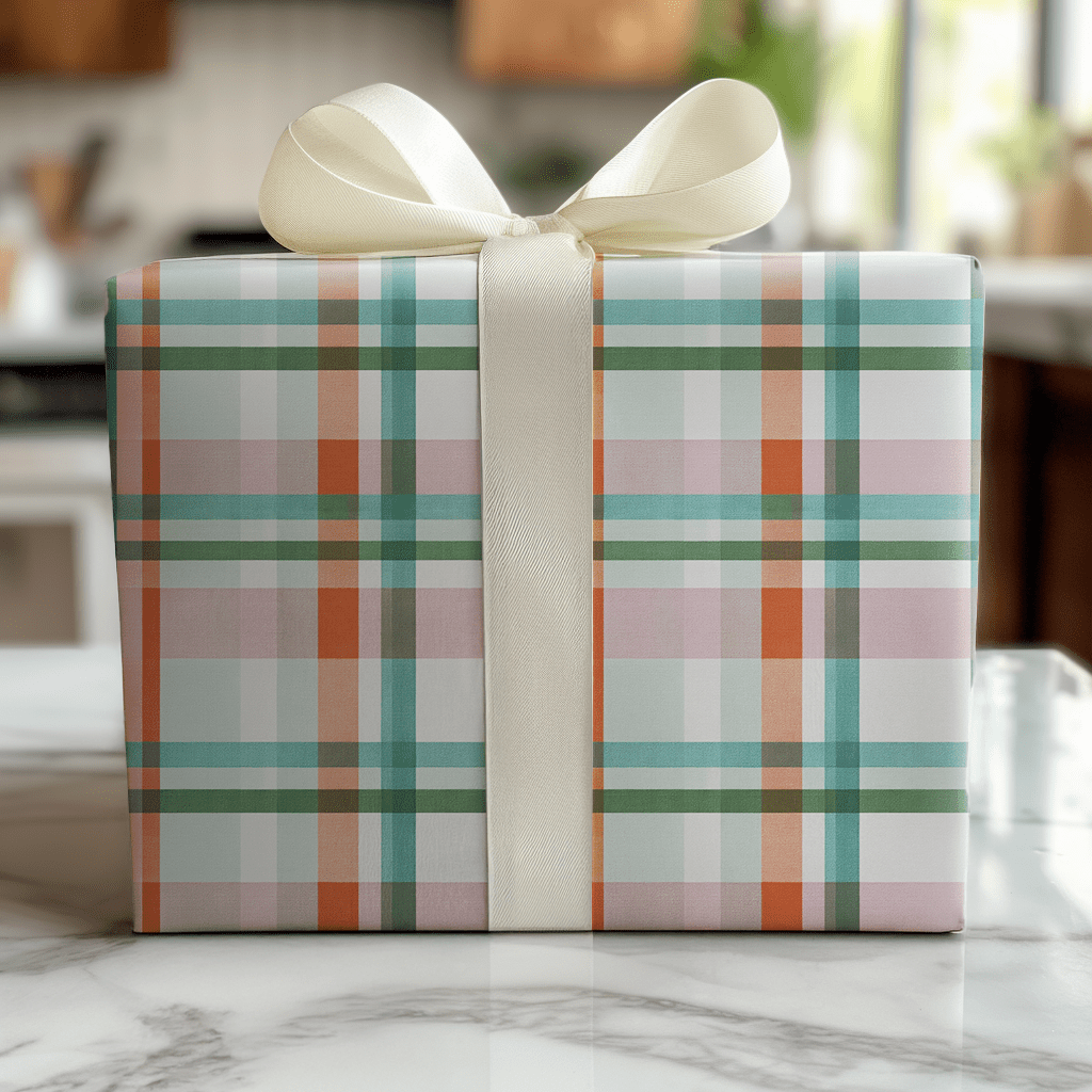 Holiday Plaid - Wrapping Paper - Benton Lane Home - Lemon Park