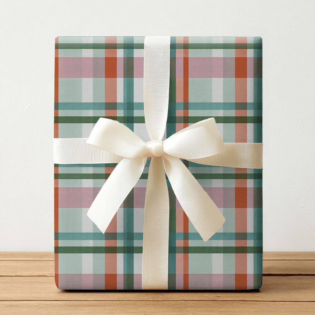 Holiday Plaid - Wrapping Paper - Benton Lane Home - Lemon Park