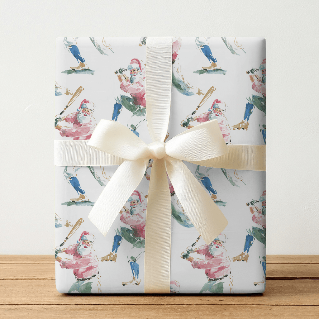 Home Run Holiday - Wrapping Paper - Benton Lane Home - Lemon Park