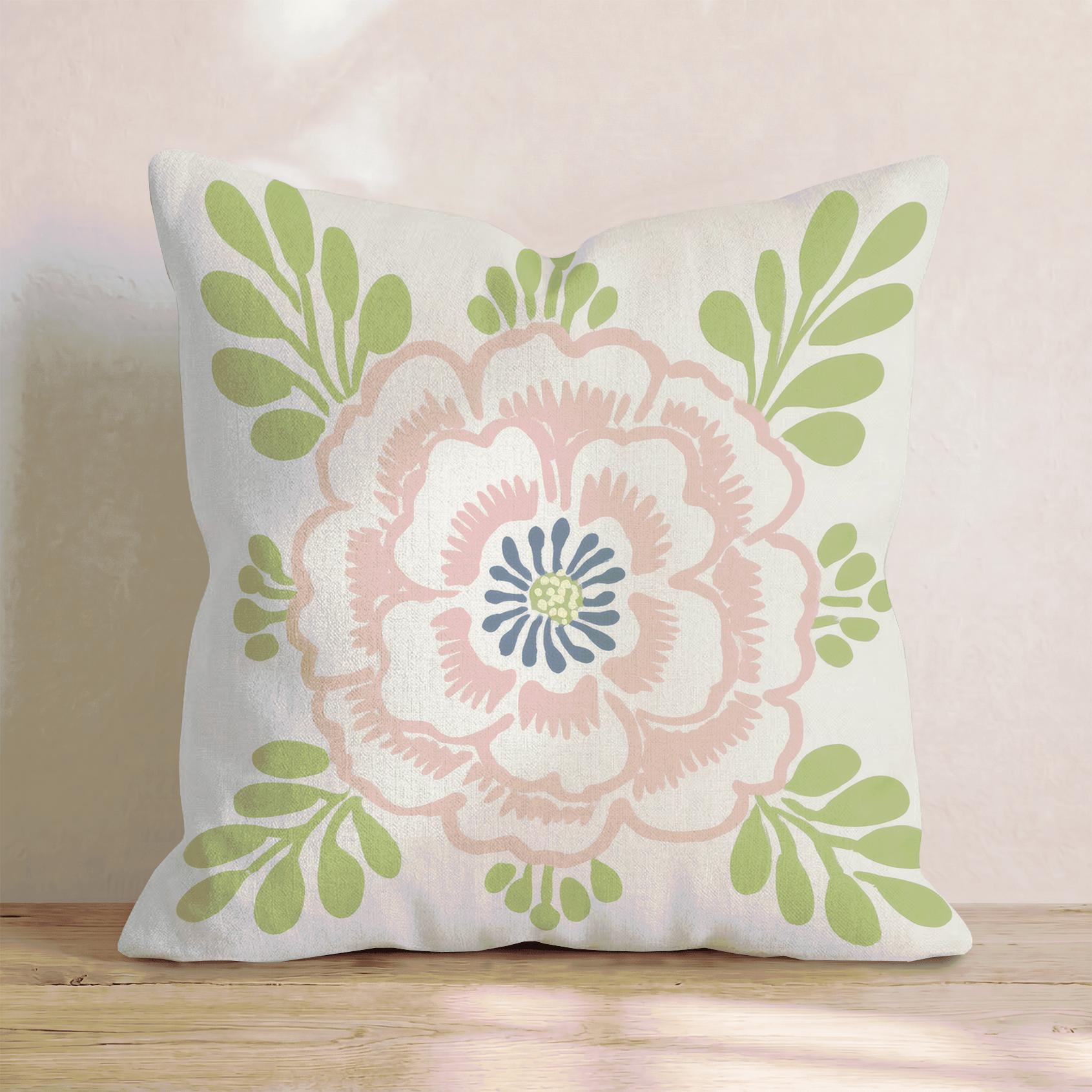 Homemade Petals Throw Pillow - Hillcroft Home