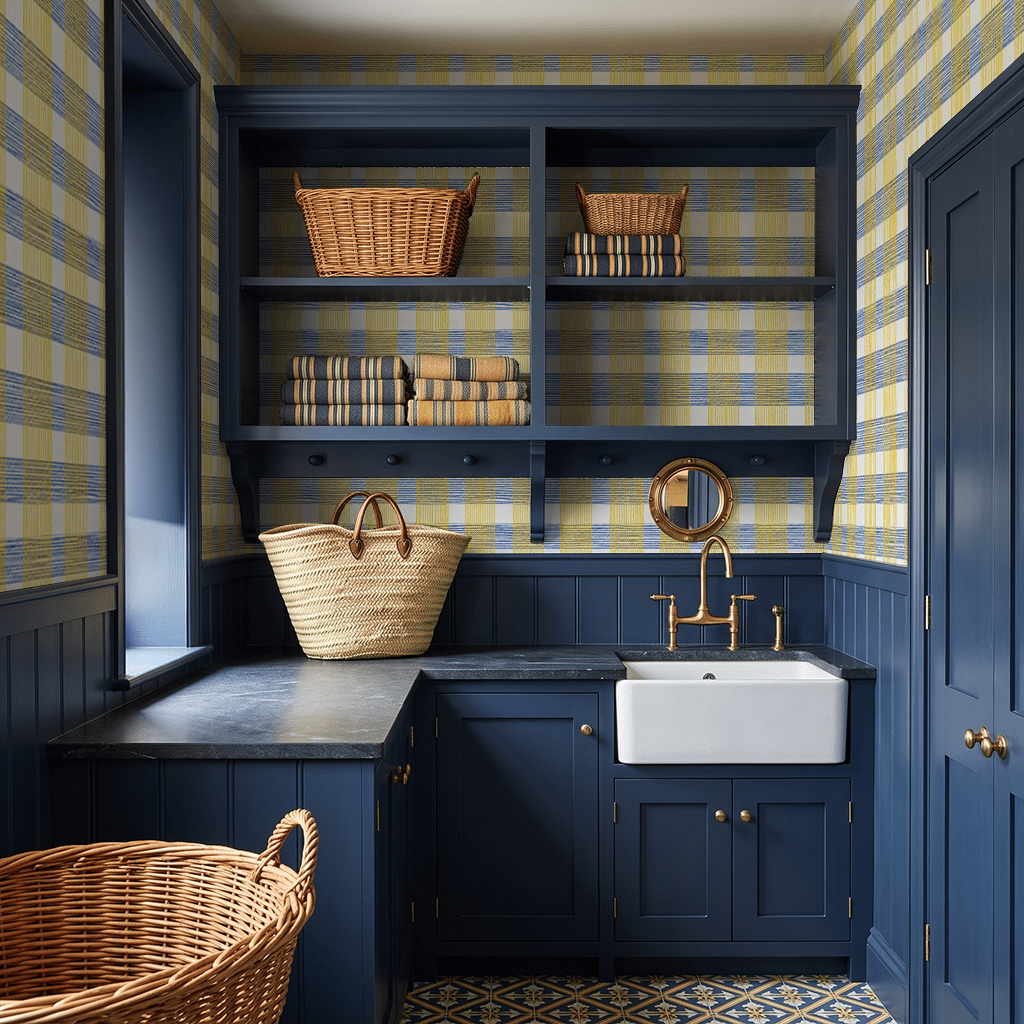 Honey Court Wallpaper - Painted Paper