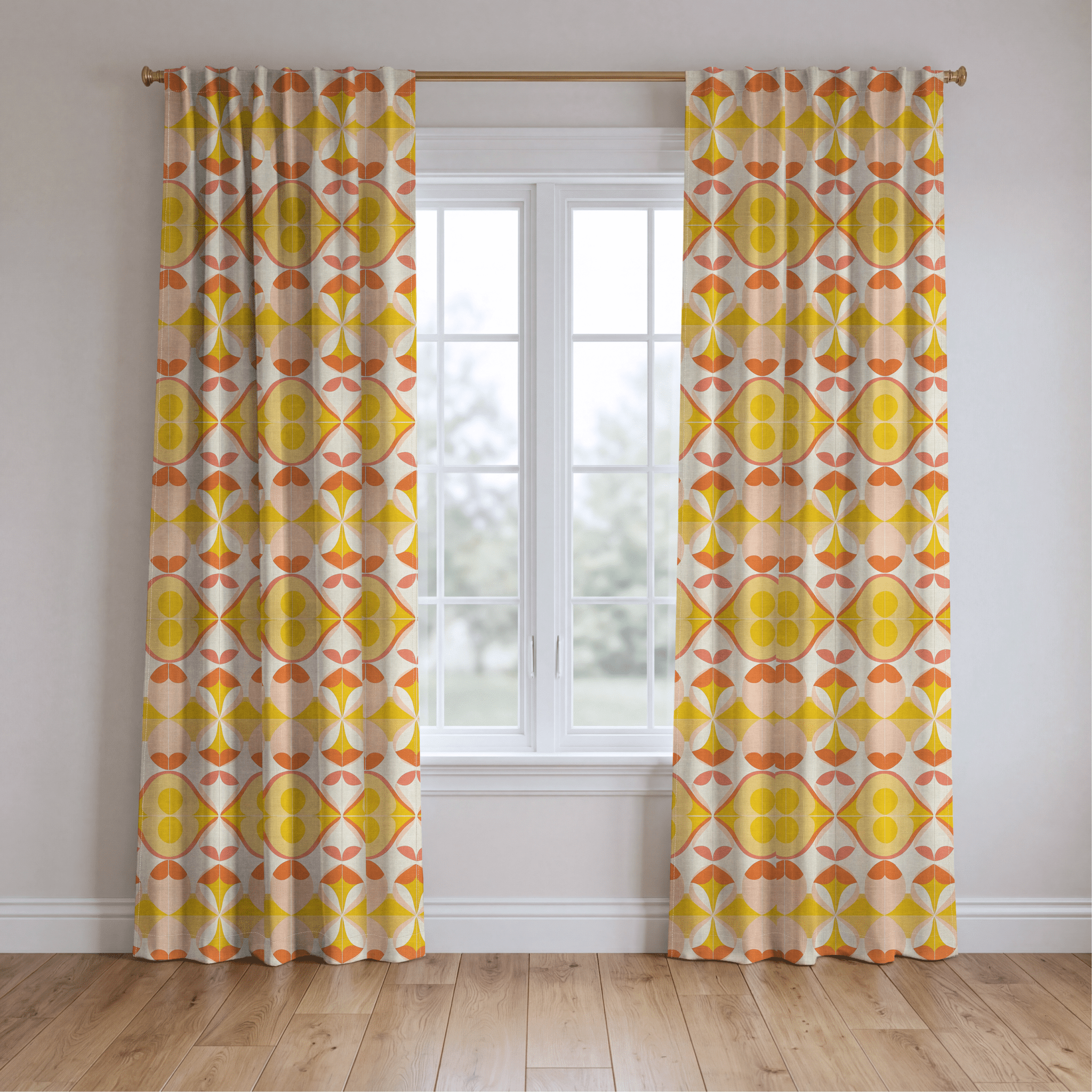 Honey - Drapery - Benton Lane Home - Lemon Park
