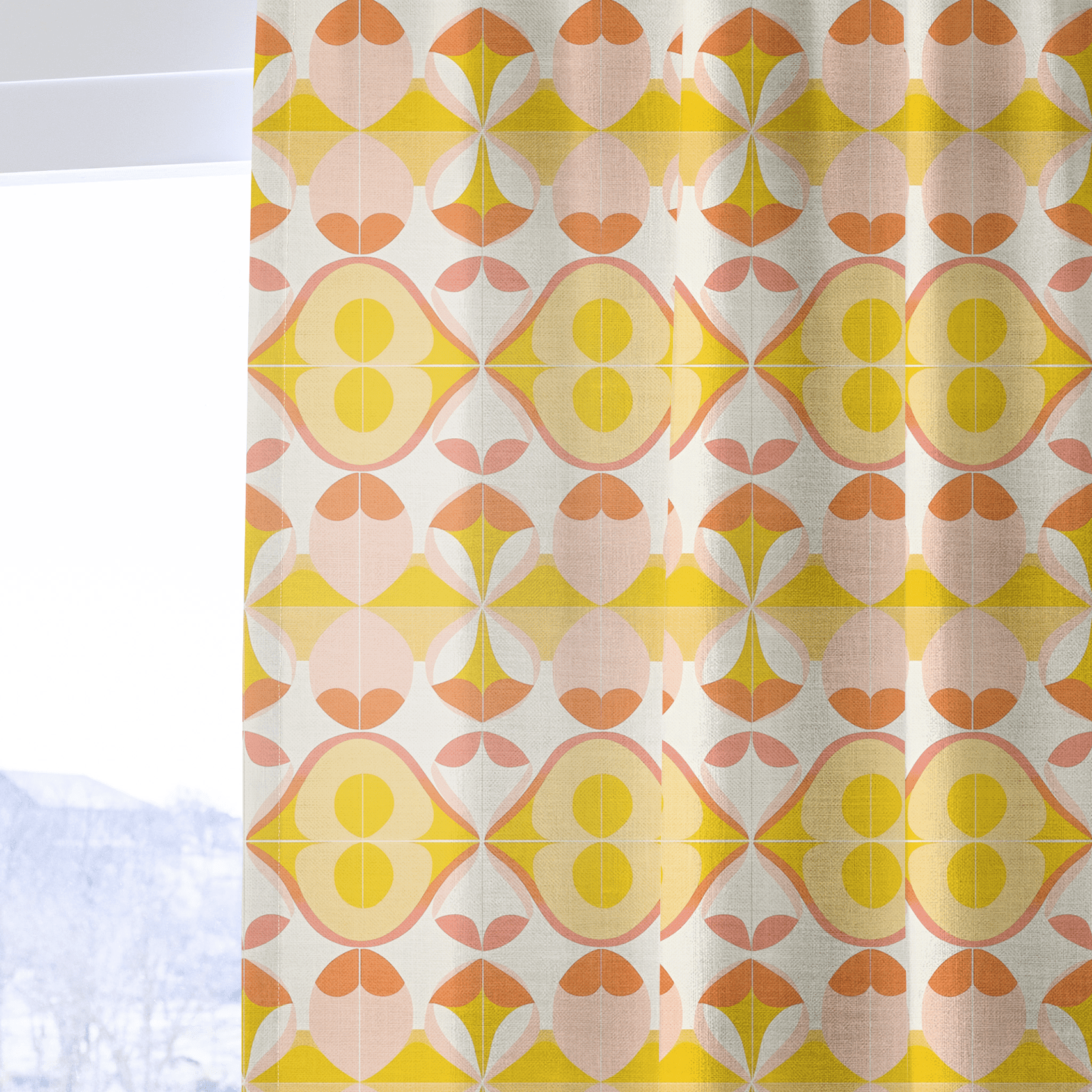Honey - Drapery - Benton Lane Home - Lemon Park