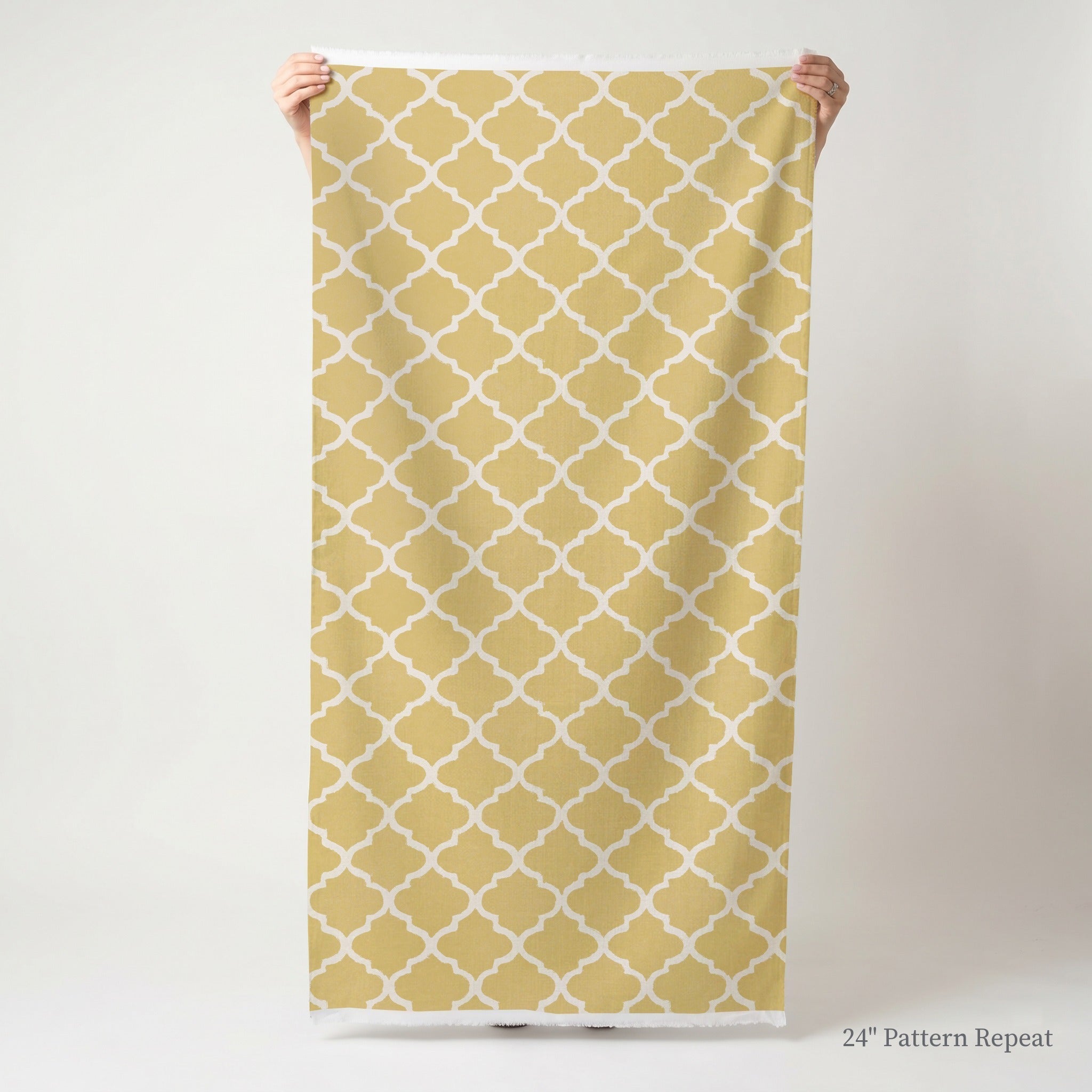 Honey Lattice - Fabric - Benton Lane Home - Lemon Park