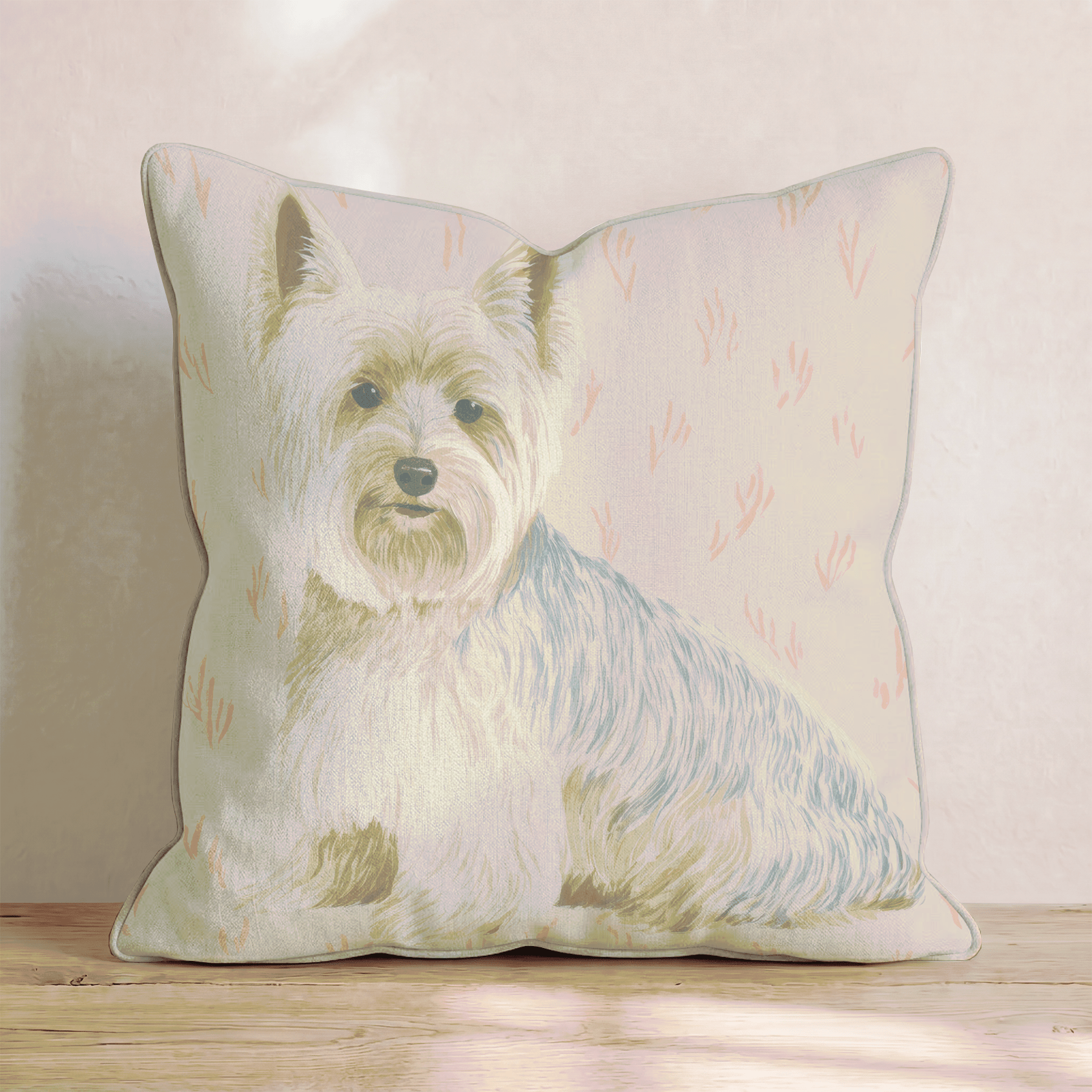Honey Yorkie Throw Pillow - Benton Lane Home - Hillcroft Home