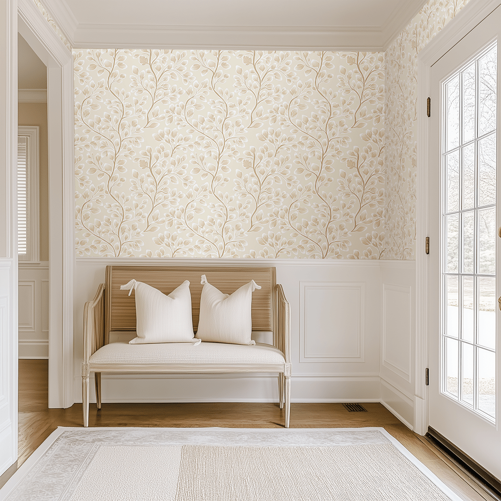 Honeyleaf Wallpaper - Benton Lane Home - Painted Paper