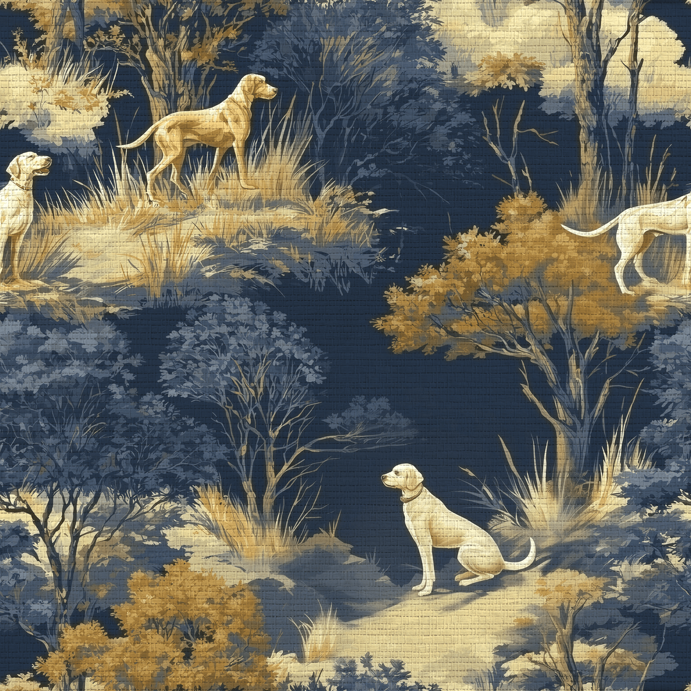 Hound & Hollow Faux Grasscloth Wallpaper - Painted Paper