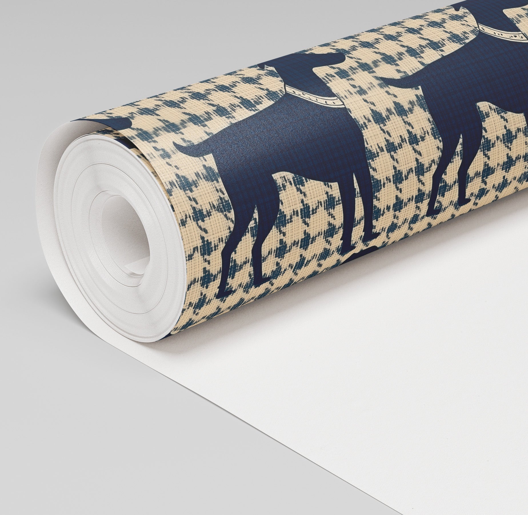 Houndstooth Heritage Wallpaper - Benton Lane Home - Painted Paper