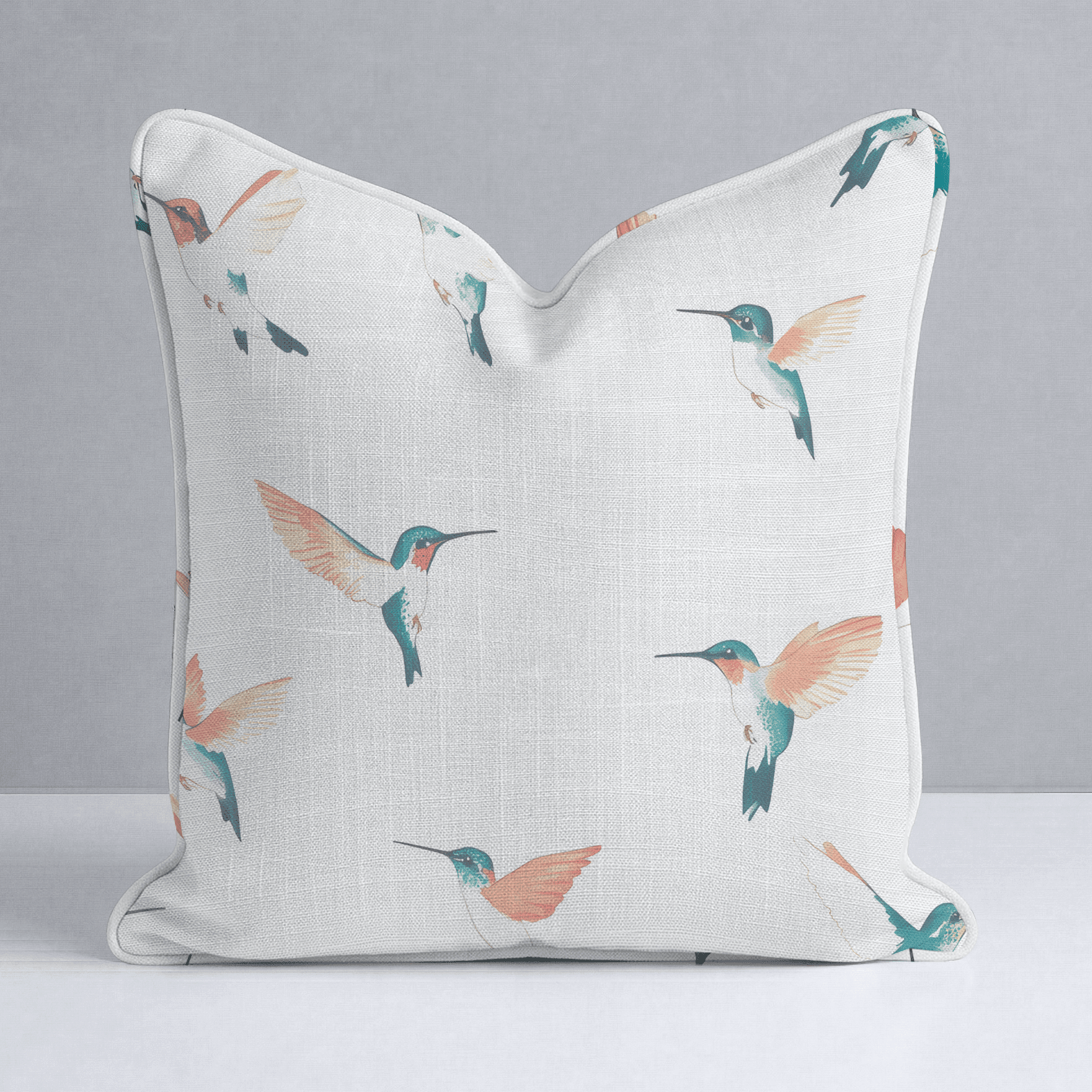Hummingbirds Throw Pillow - Benton Lane Home - Lemon Park