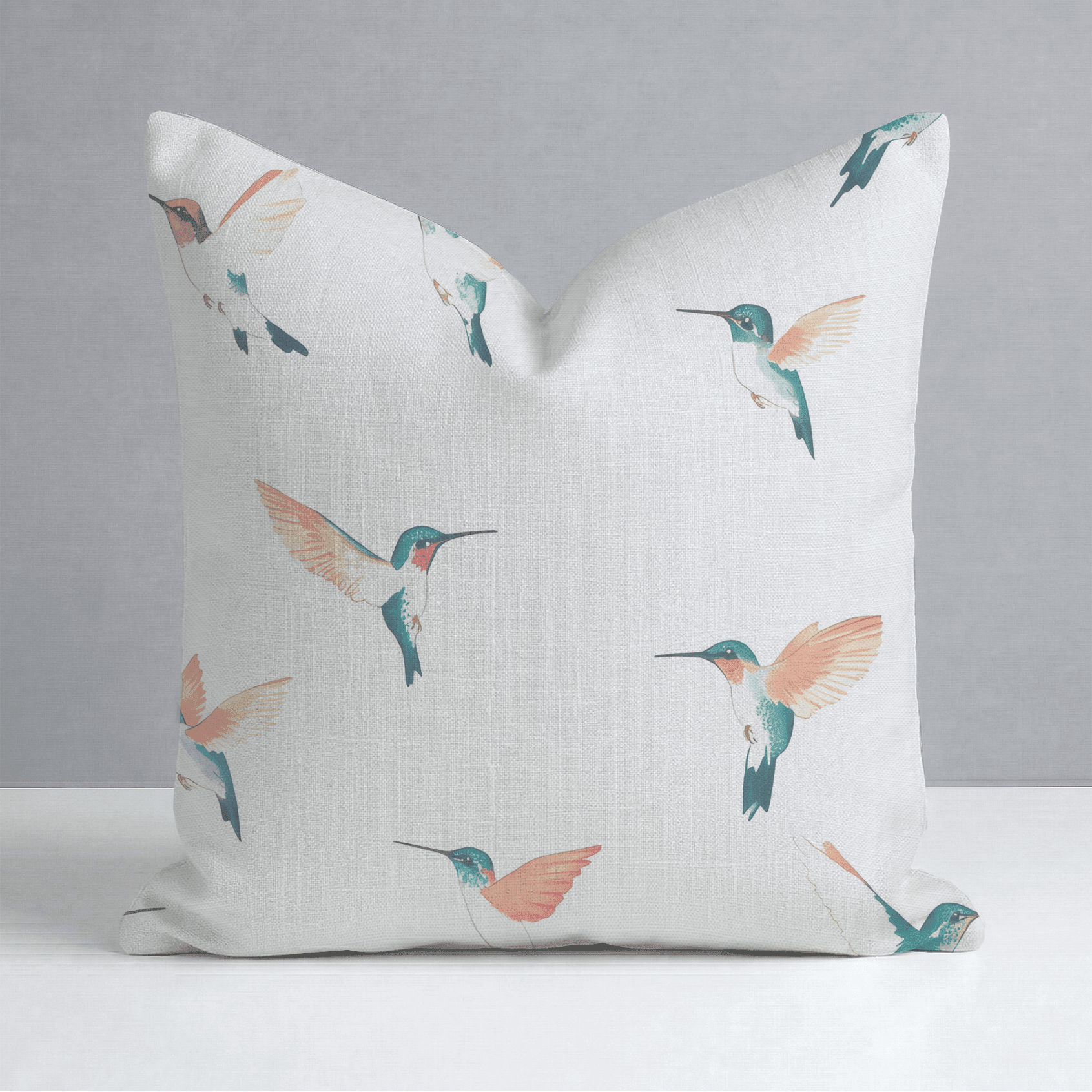 Hummingbirds Throw Pillow - Benton Lane Home - Lemon Park