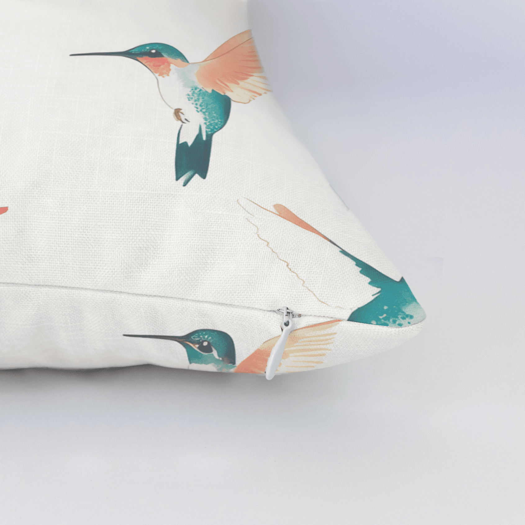 Hummingbirds Throw Pillow - Benton Lane Home - Lemon Park