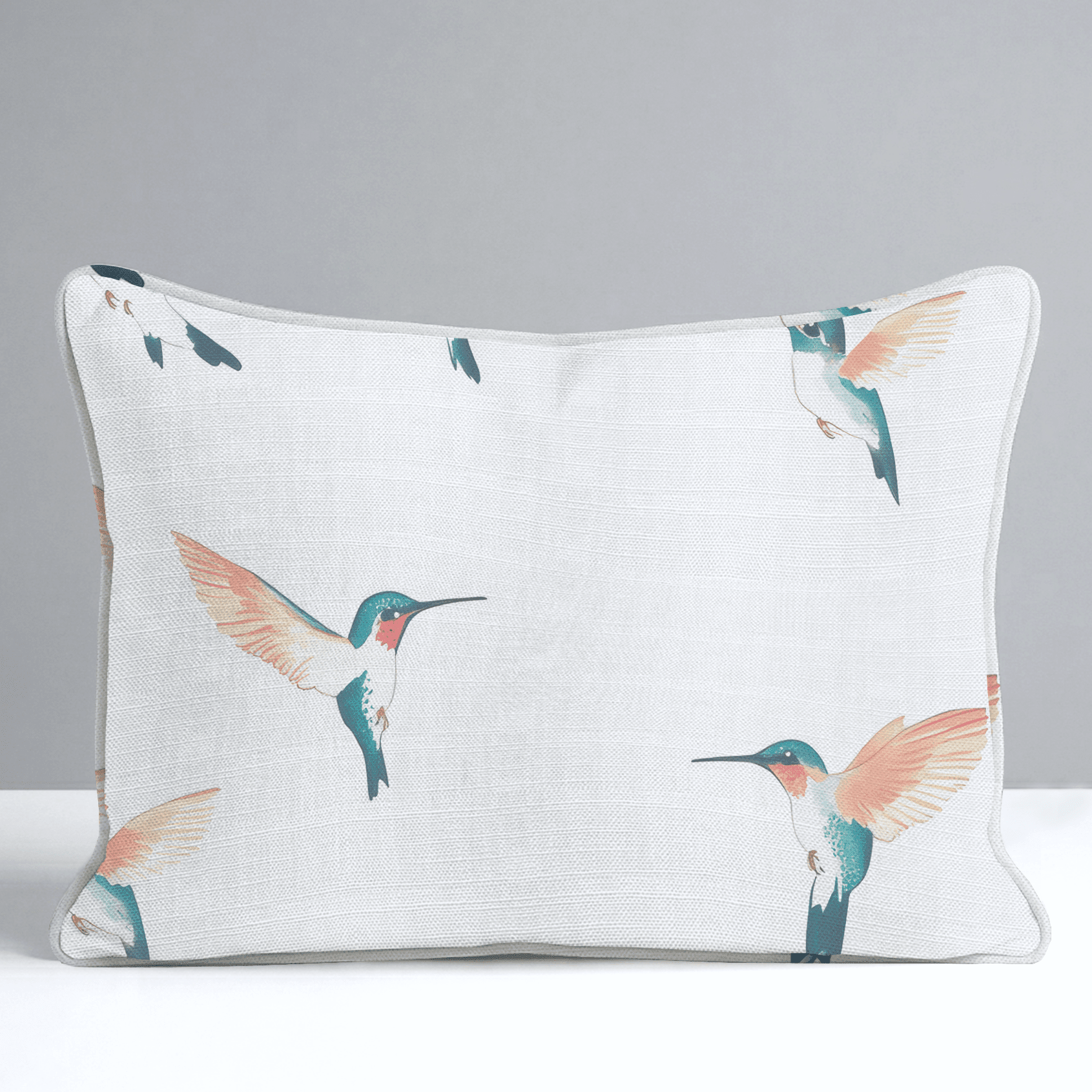 Hummingbirds Throw Pillow - Benton Lane Home - Lemon Park