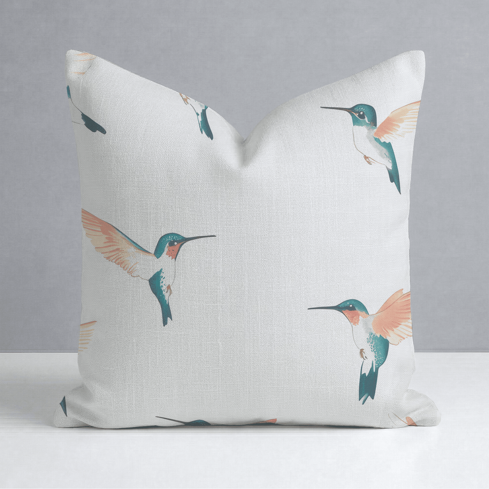 Hummingbirds Throw Pillow - Benton Lane Home - Lemon Park