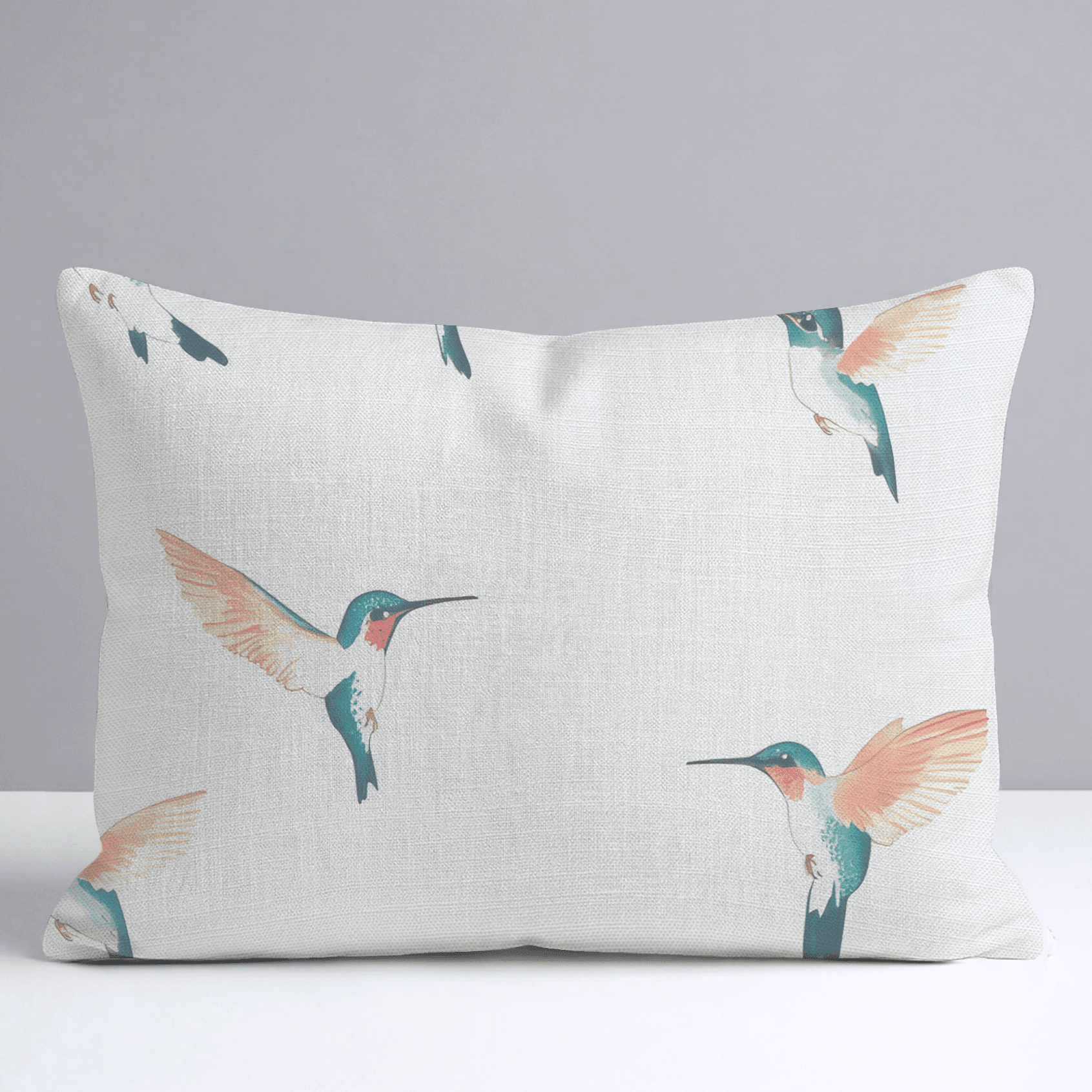 Hummingbirds Throw Pillow - Benton Lane Home - Lemon Park