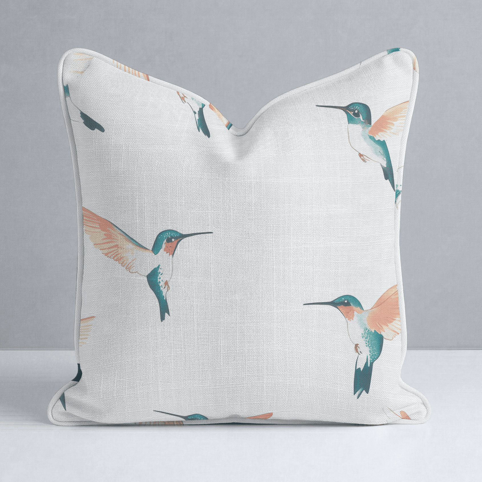 Hummingbirds Throw Pillow - Benton Lane Home - Lemon Park