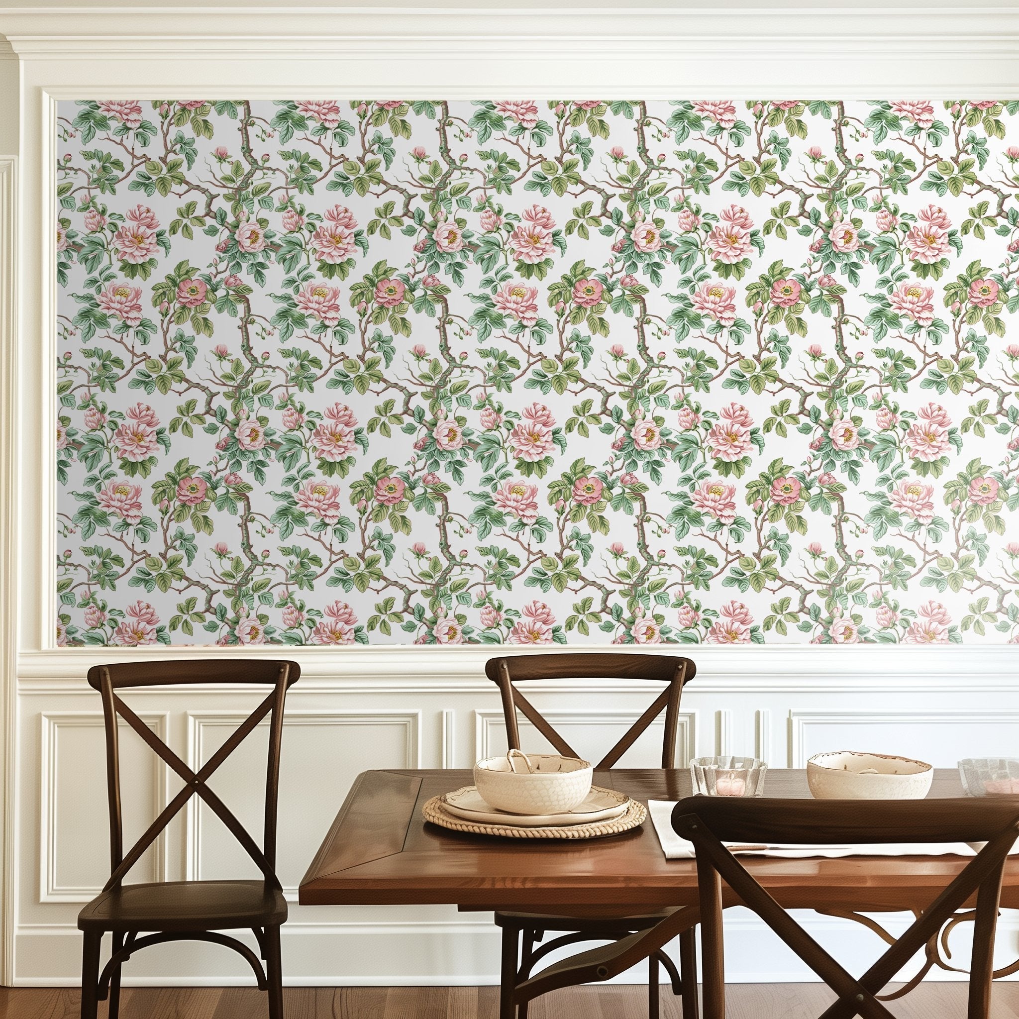 Hyacinth Wallpaper - Benton Lane Home - Painted Paper