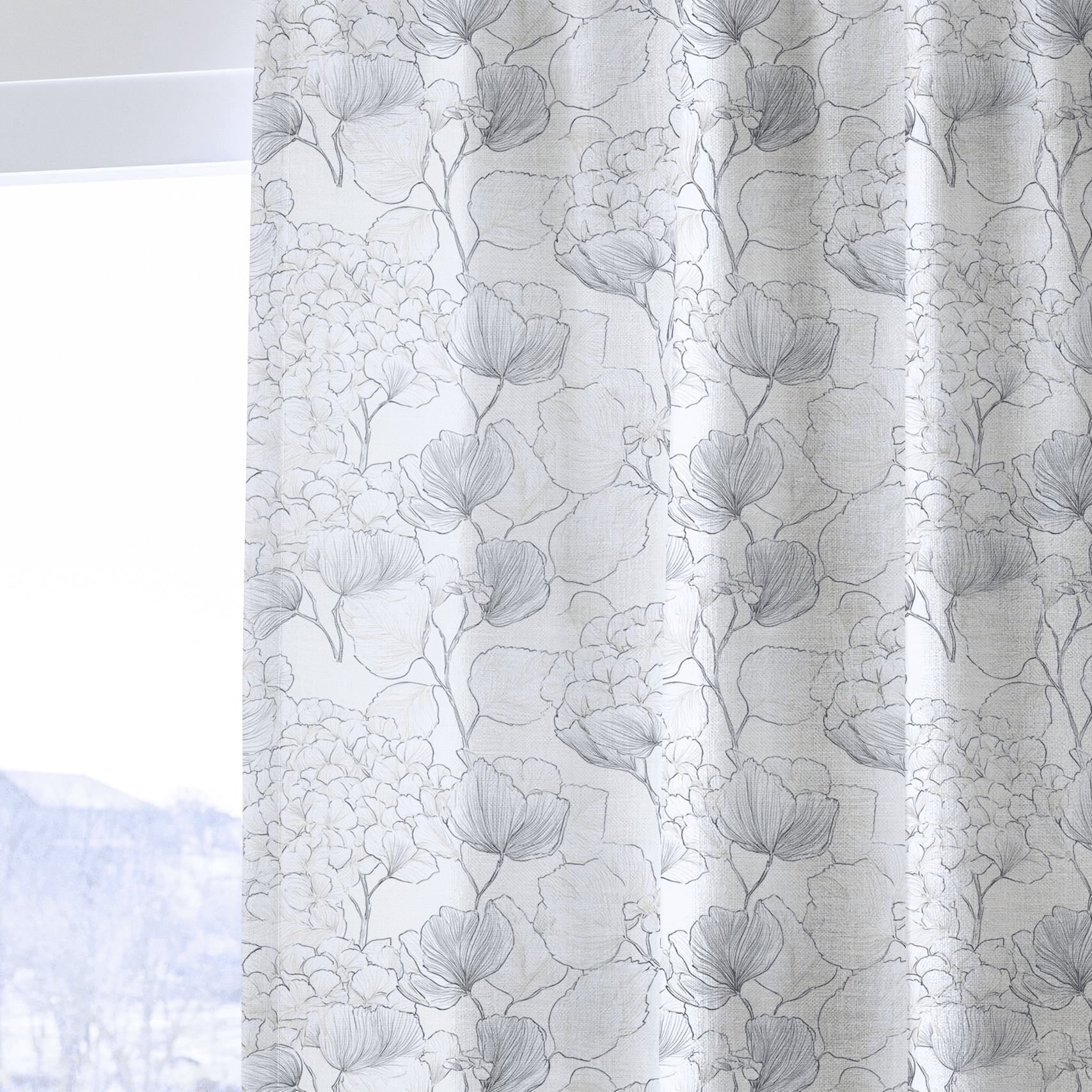Hydrangea Lining - Drapery - Benton Lane Home - Lemon Park