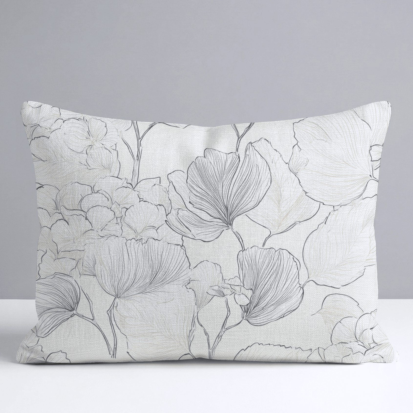 Hydrangea Lining Throw Pillow - Benton Lane Home - Lemon Park