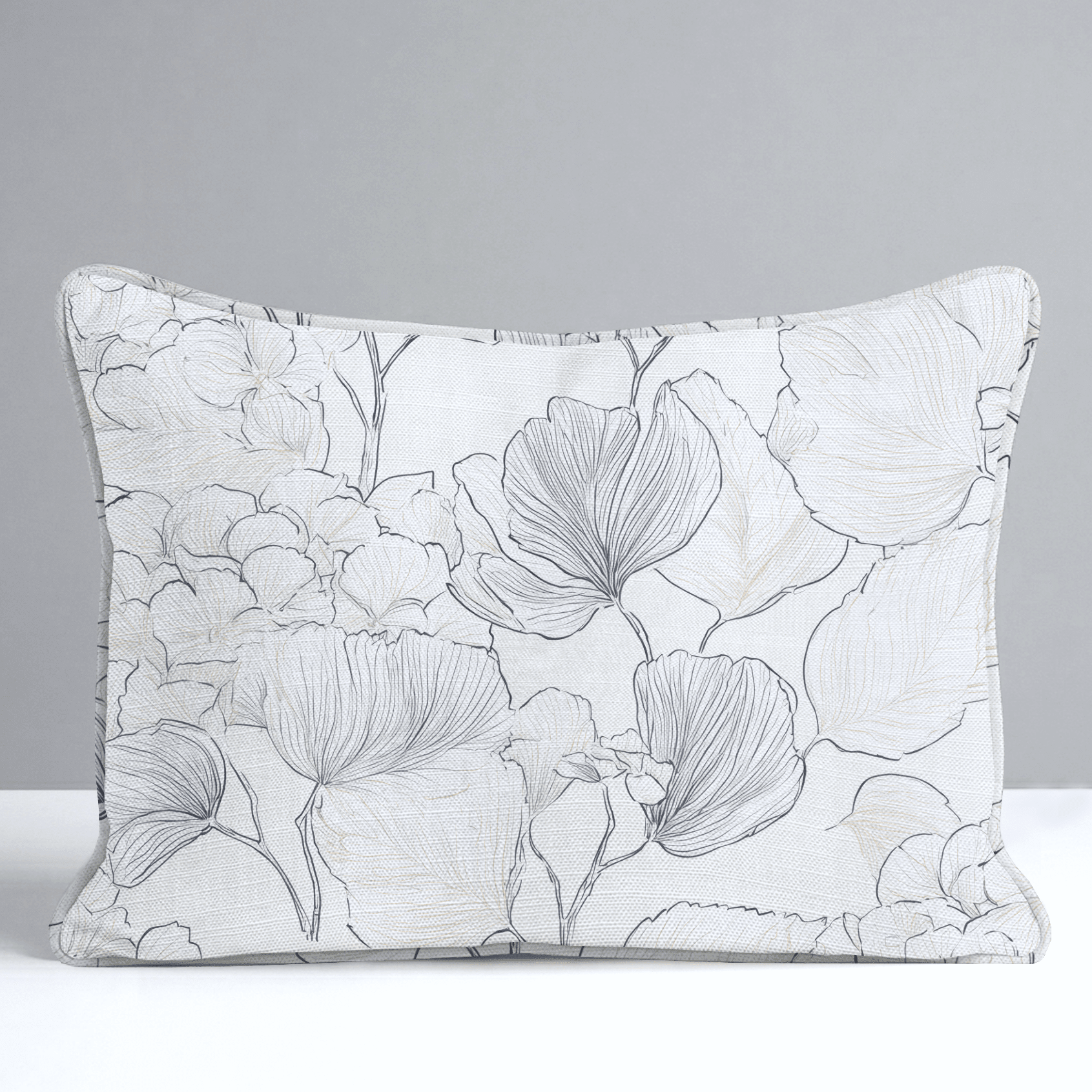 Hydrangea Lining Throw Pillow - Benton Lane Home - Lemon Park