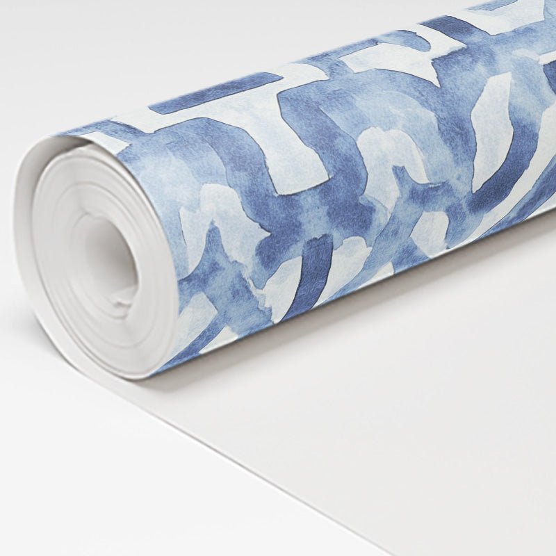 Icy Arabesque Wallpaper - Benton Lane Home - Painted Paper