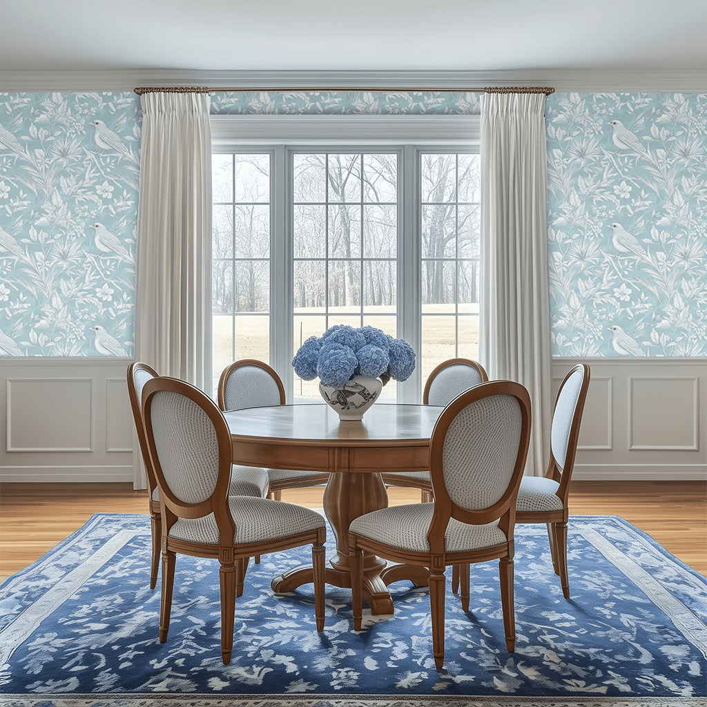 Icy Thistle Wallpaper - Benton Lane Home - Painted Paper