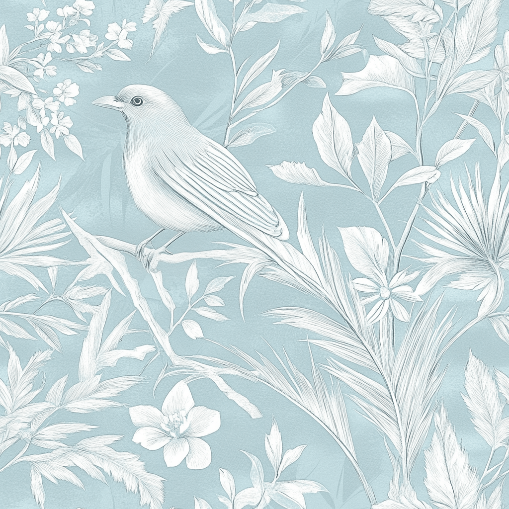 Icy Thistle Wallpaper - Benton Lane Home - Painted Paper