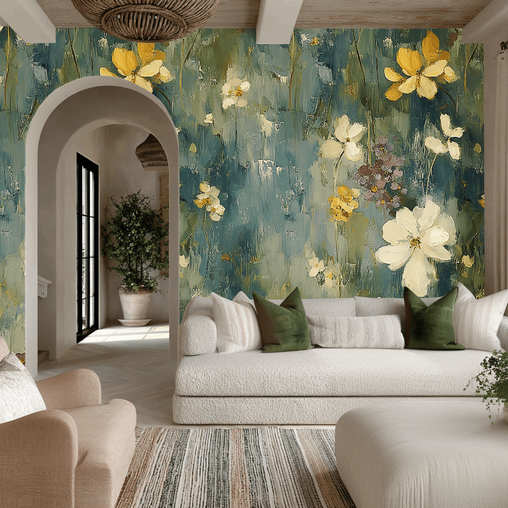 In Bloom - Wall Mural - Benton Lane Home - Lemon Park