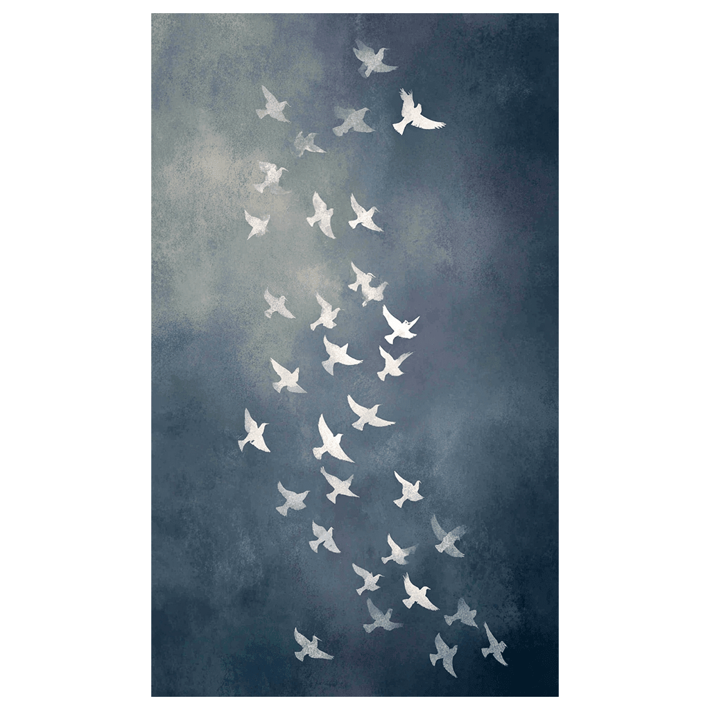 In Flight - Tapestry - Benton Lane Home - Painted Paper