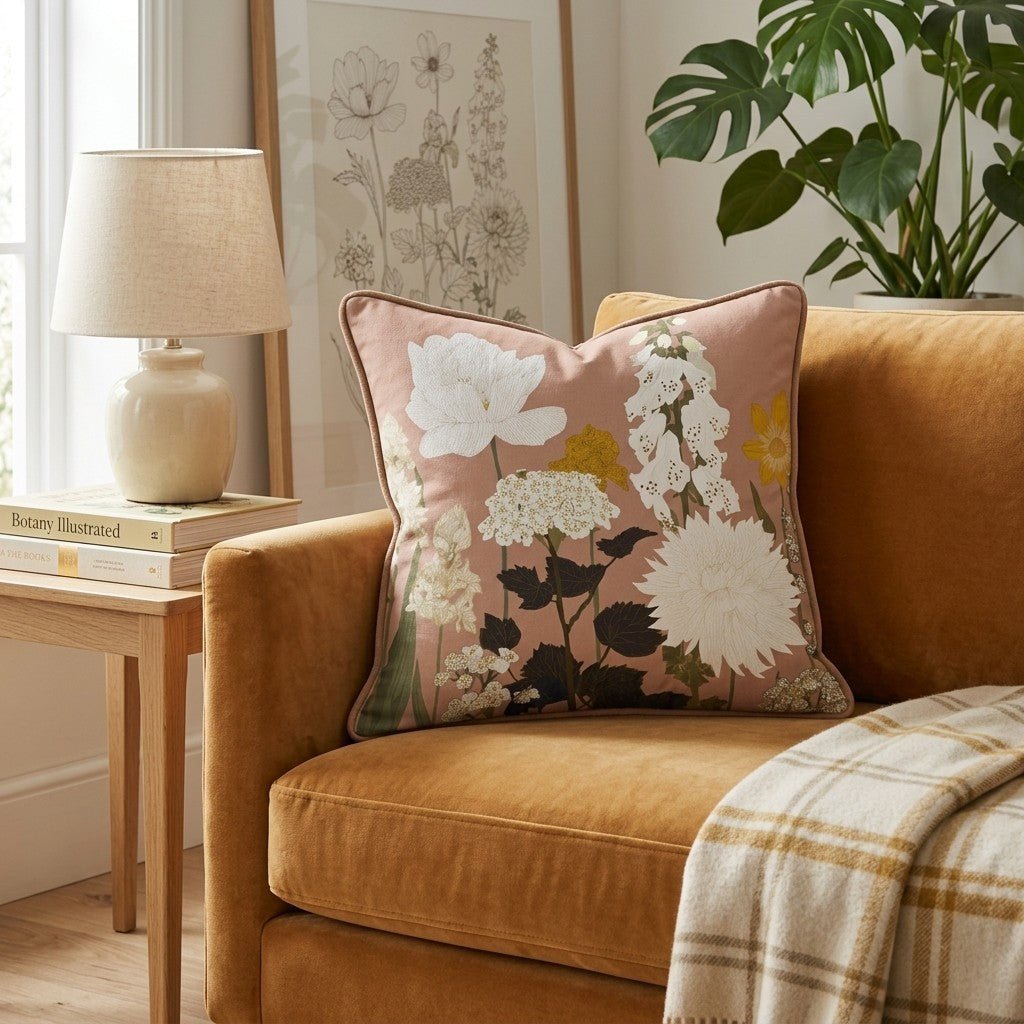In the Garden Throw Pillow - Benton Lane Home - Hillcroft Home