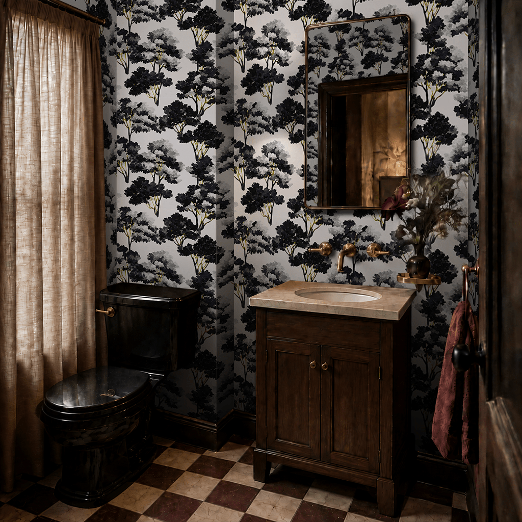 In the Treetops Wallpaper - Painted Paper