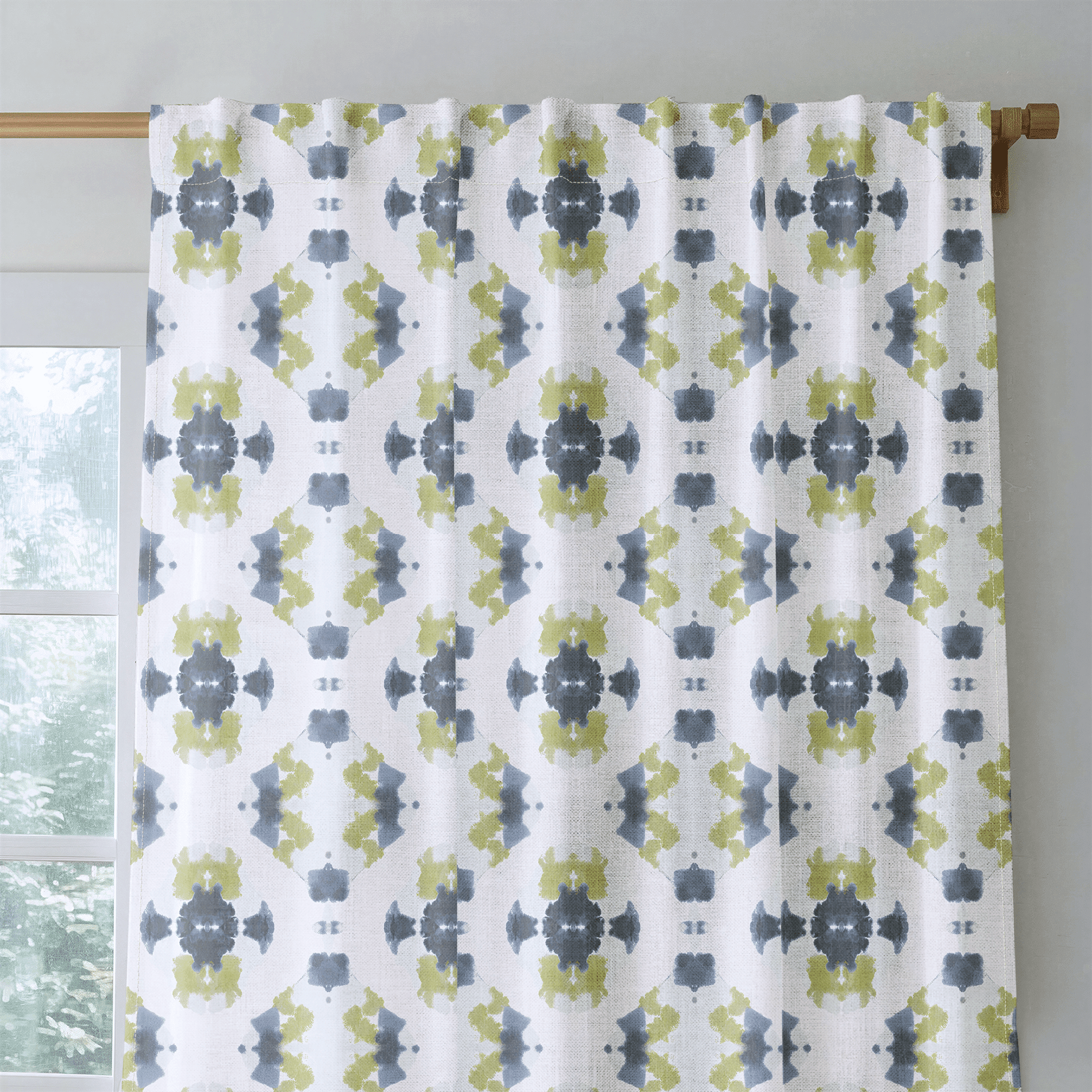 Indigo Clover - Drapery - Benton Lane Home - Lemon Park