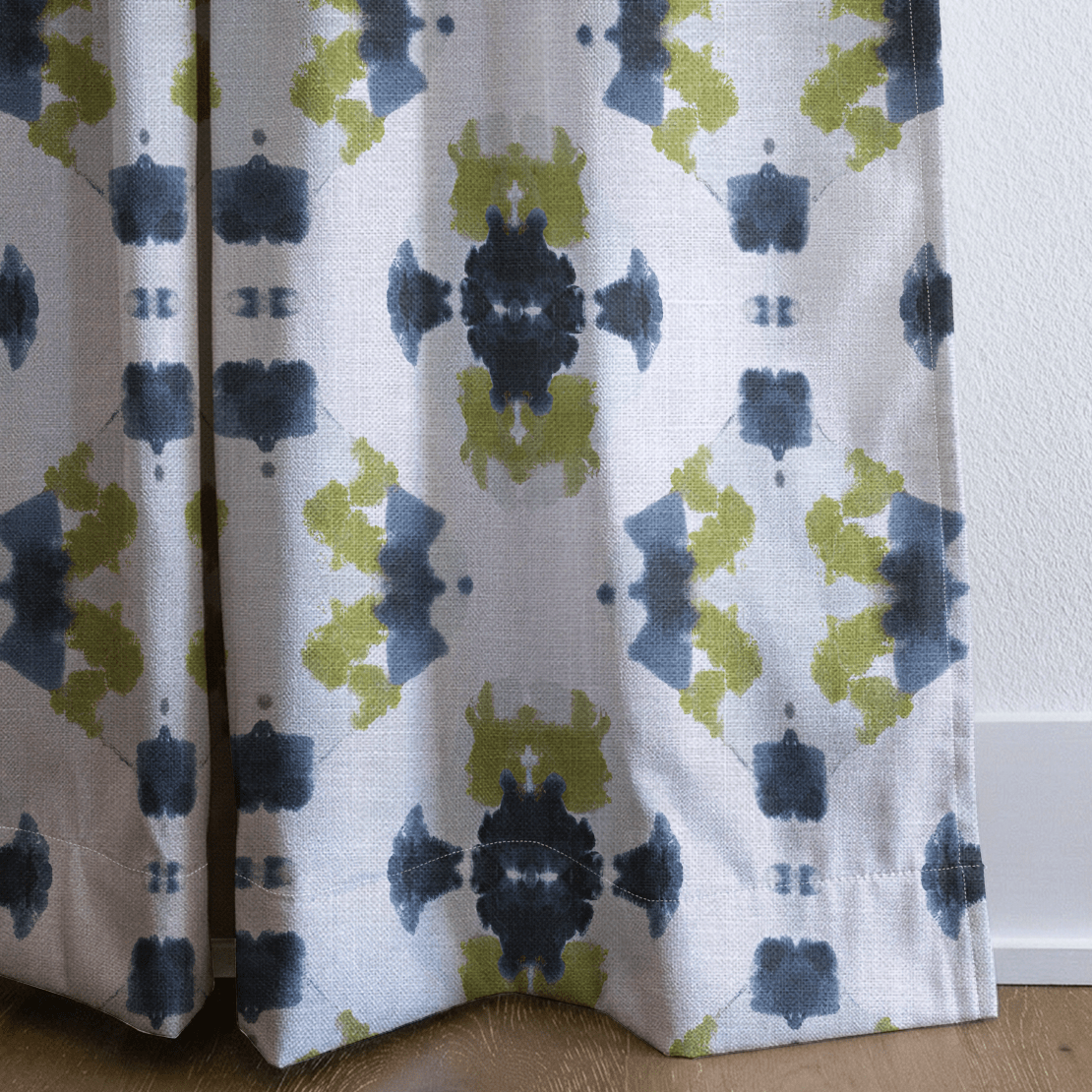 Indigo Clover - Drapery - Benton Lane Home - Lemon Park