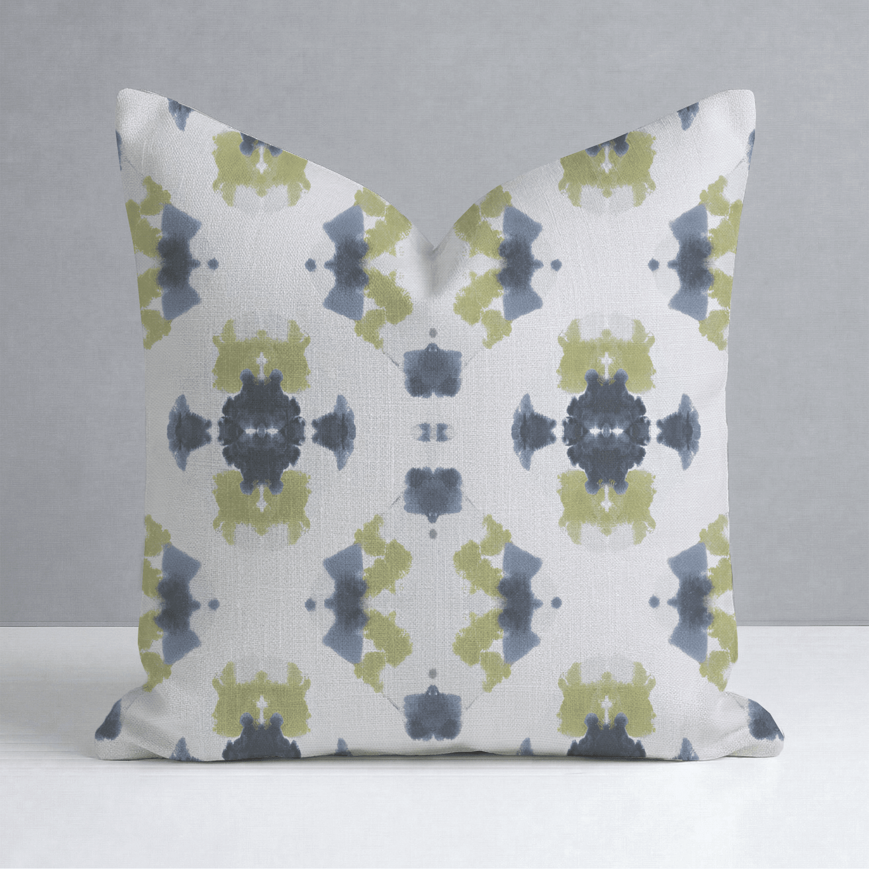 Indigo Clover Throw Pillow - Benton Lane Home - Lemon Park