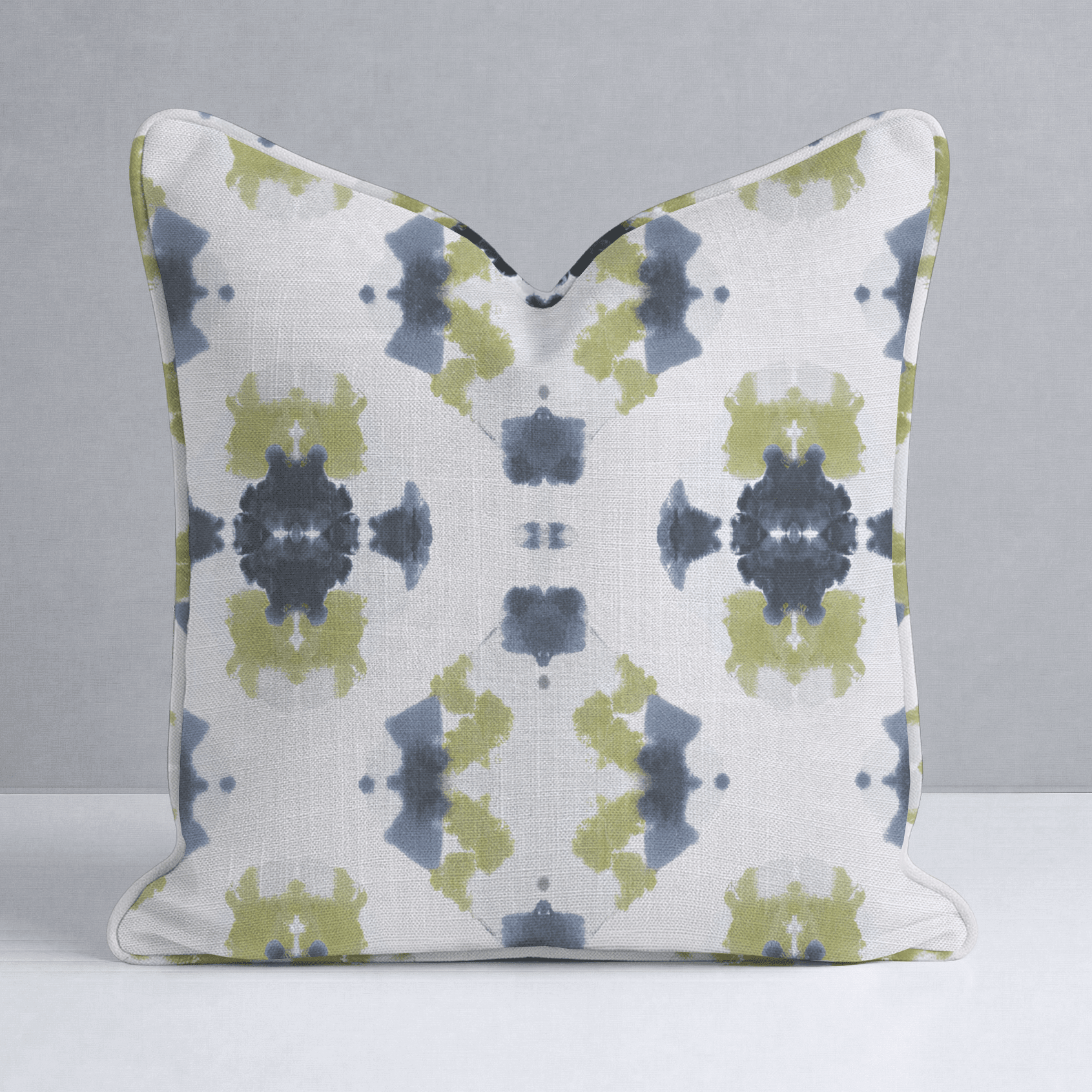 Indigo Clover Throw Pillow - Benton Lane Home - Lemon Park