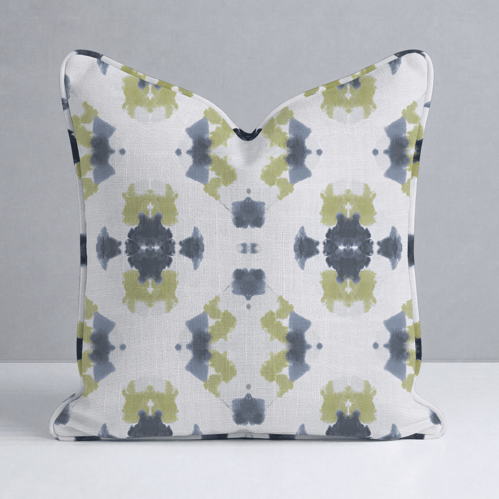 Indigo Clover Throw Pillow - Benton Lane Home - Lemon Park