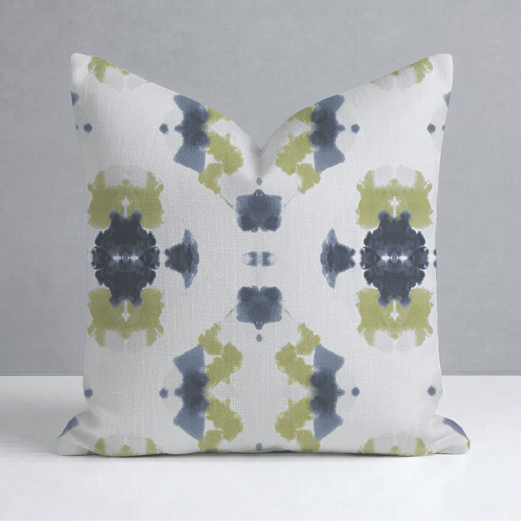 Indigo Clover Throw Pillow - Benton Lane Home - Lemon Park